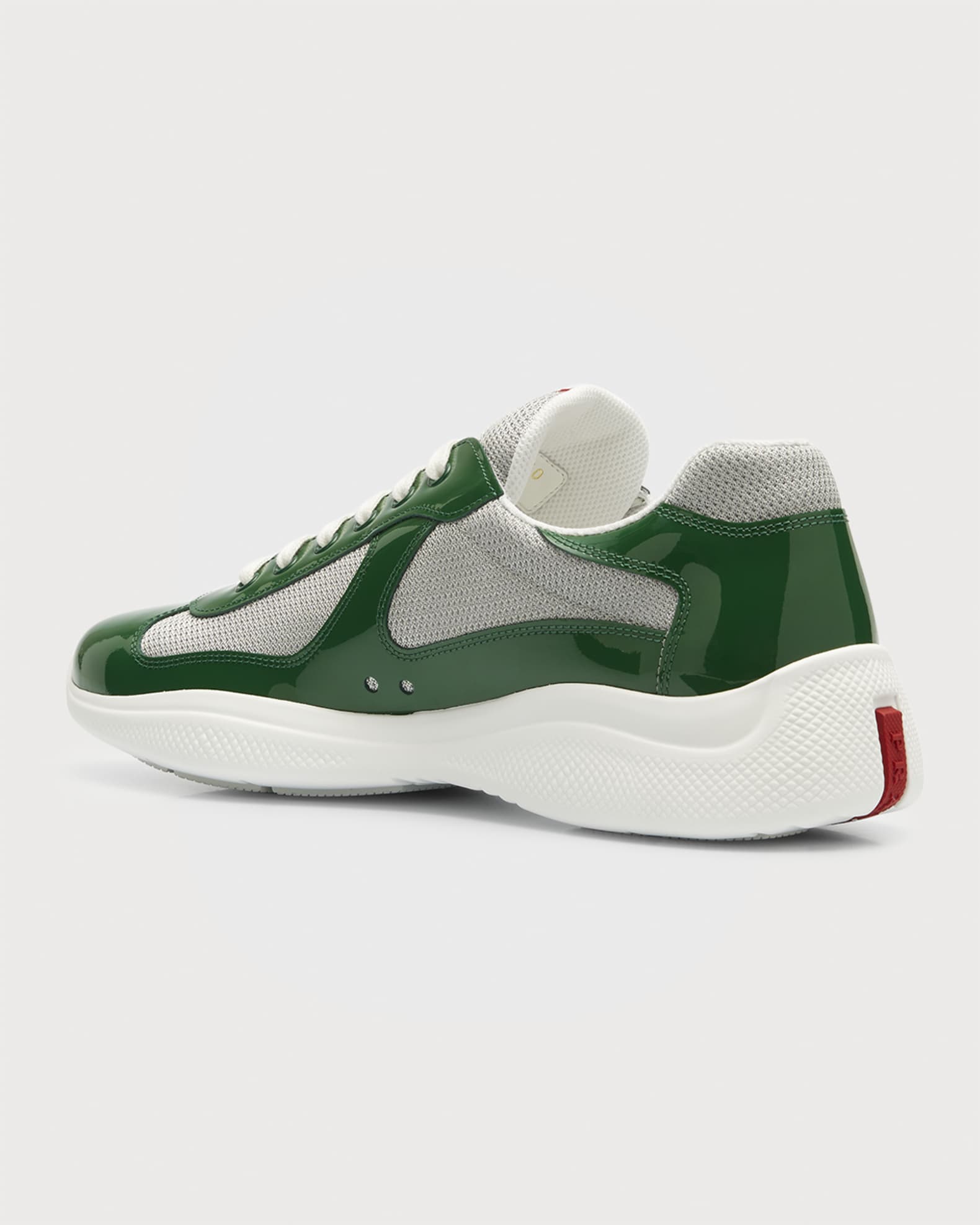 Prada Men's America's Cup Patent Leather Sneakers | Neiman Marcus
