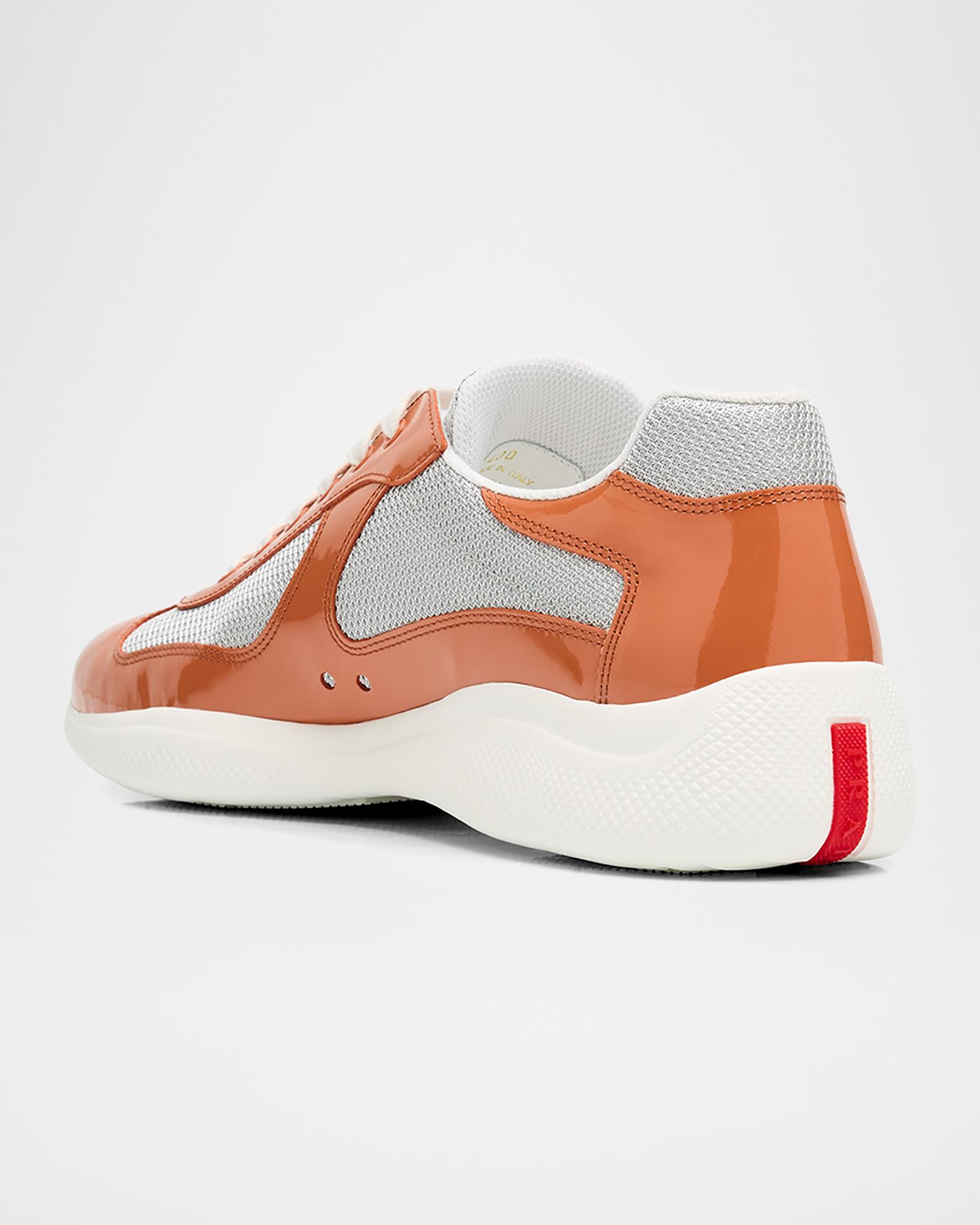 靴 PRADA Americas Cup Sneakers Archive Prada Men's America's Cup Patent Leather Sneakers | Neiman Marcus