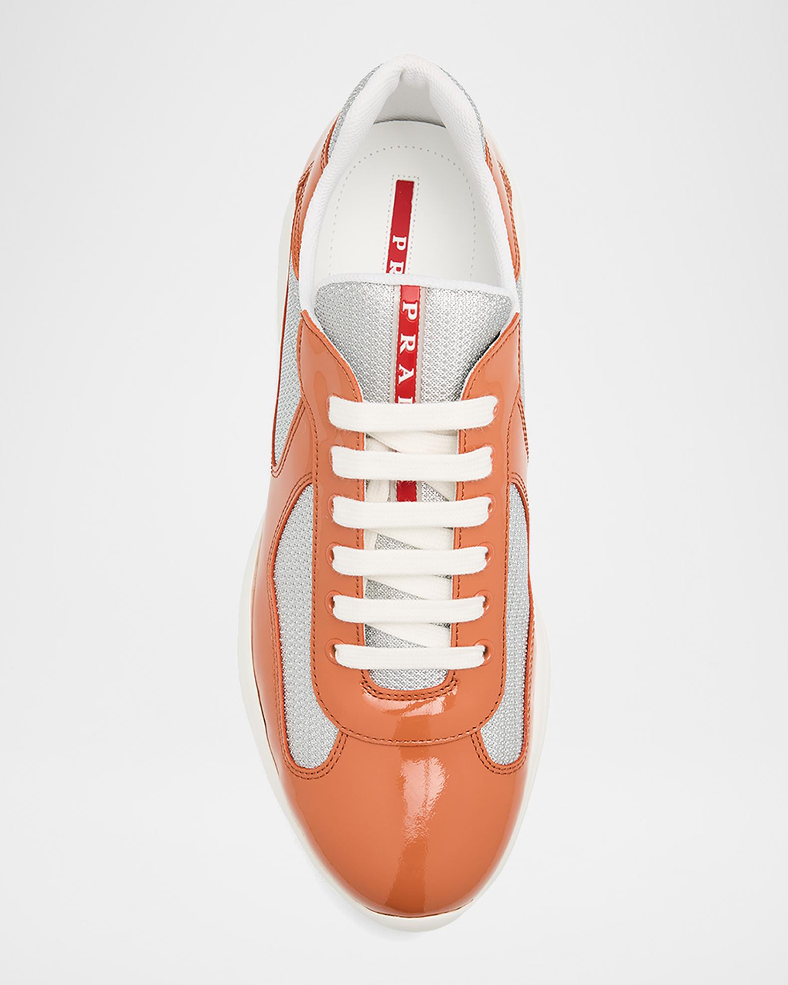 Prada Men's America's Cup Patent Leather Sneakers | Neiman Marcus