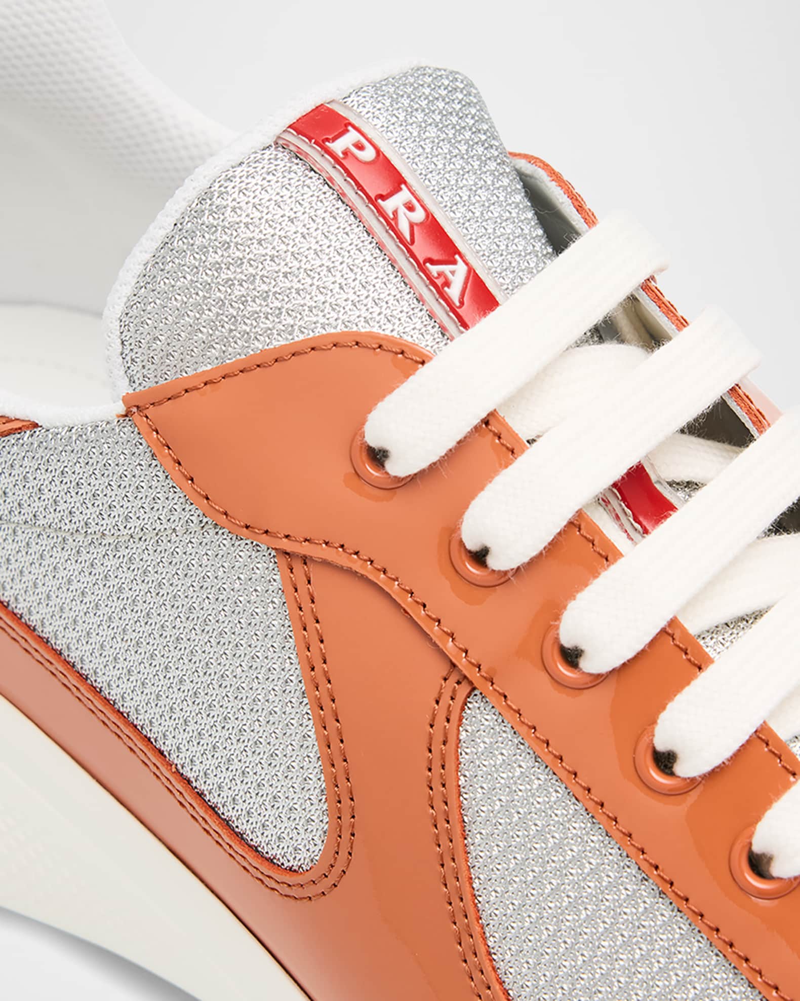Prada Men's America's Cup Patent Leather Sneakers | Neiman Marcus