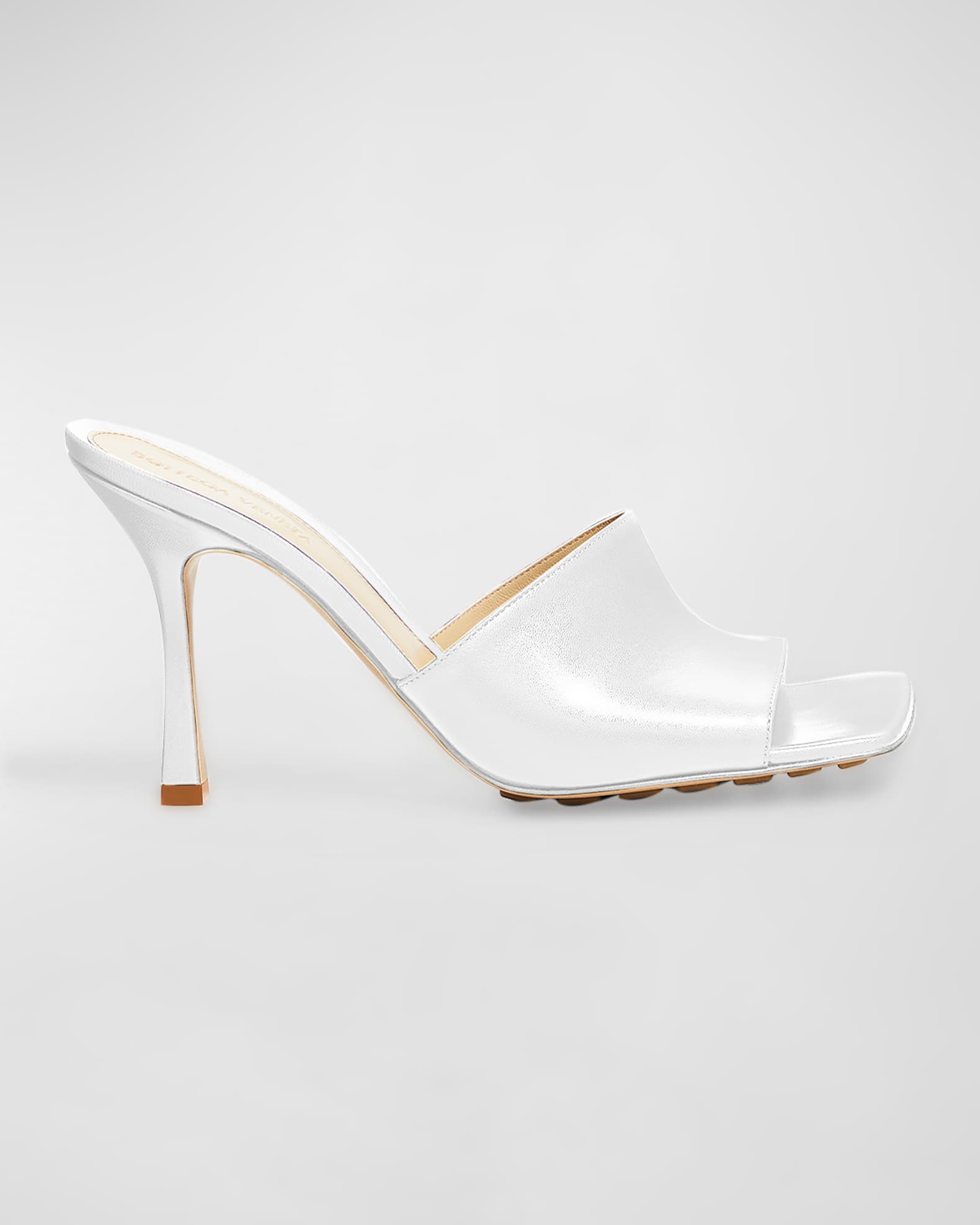 Bottega veneta white sandals sales