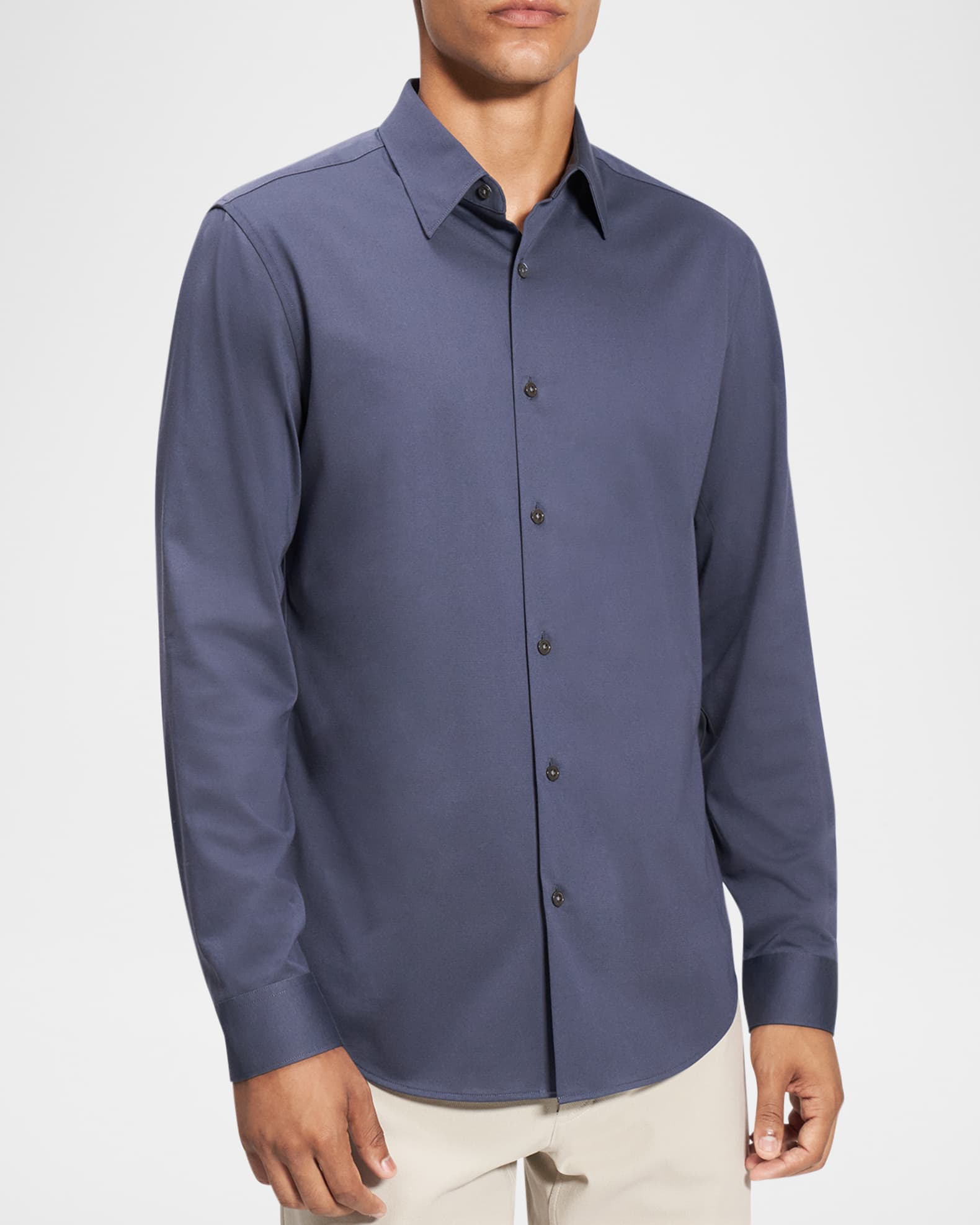 Men's Sylvain Shirt in Structure Knit | Neiman Marcus