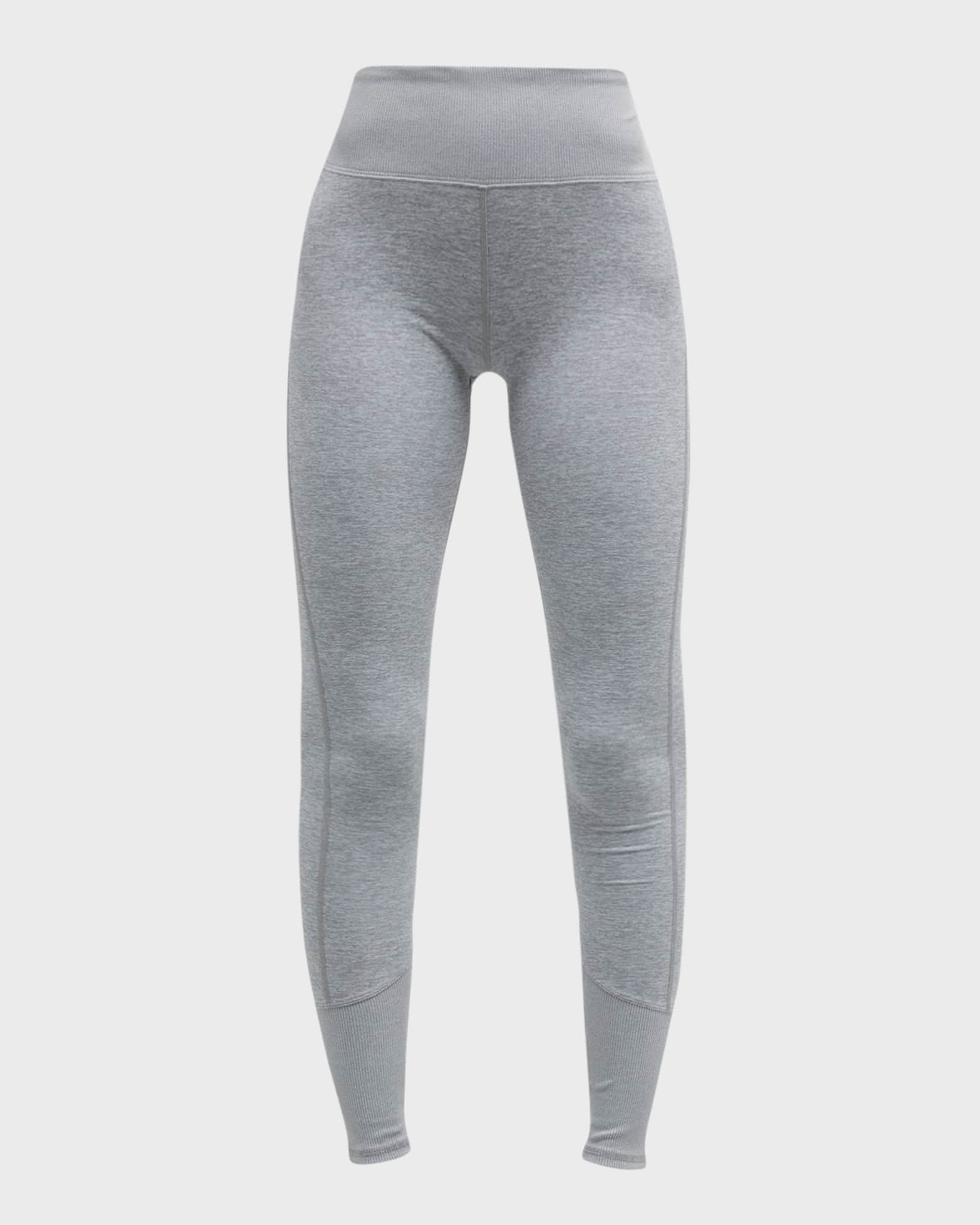 ★ alo yoga ★ ワッフル レギンス ヘザーグレー XXS Alo Yoga High-Waist Lounge Leggings | Neiman Marcus