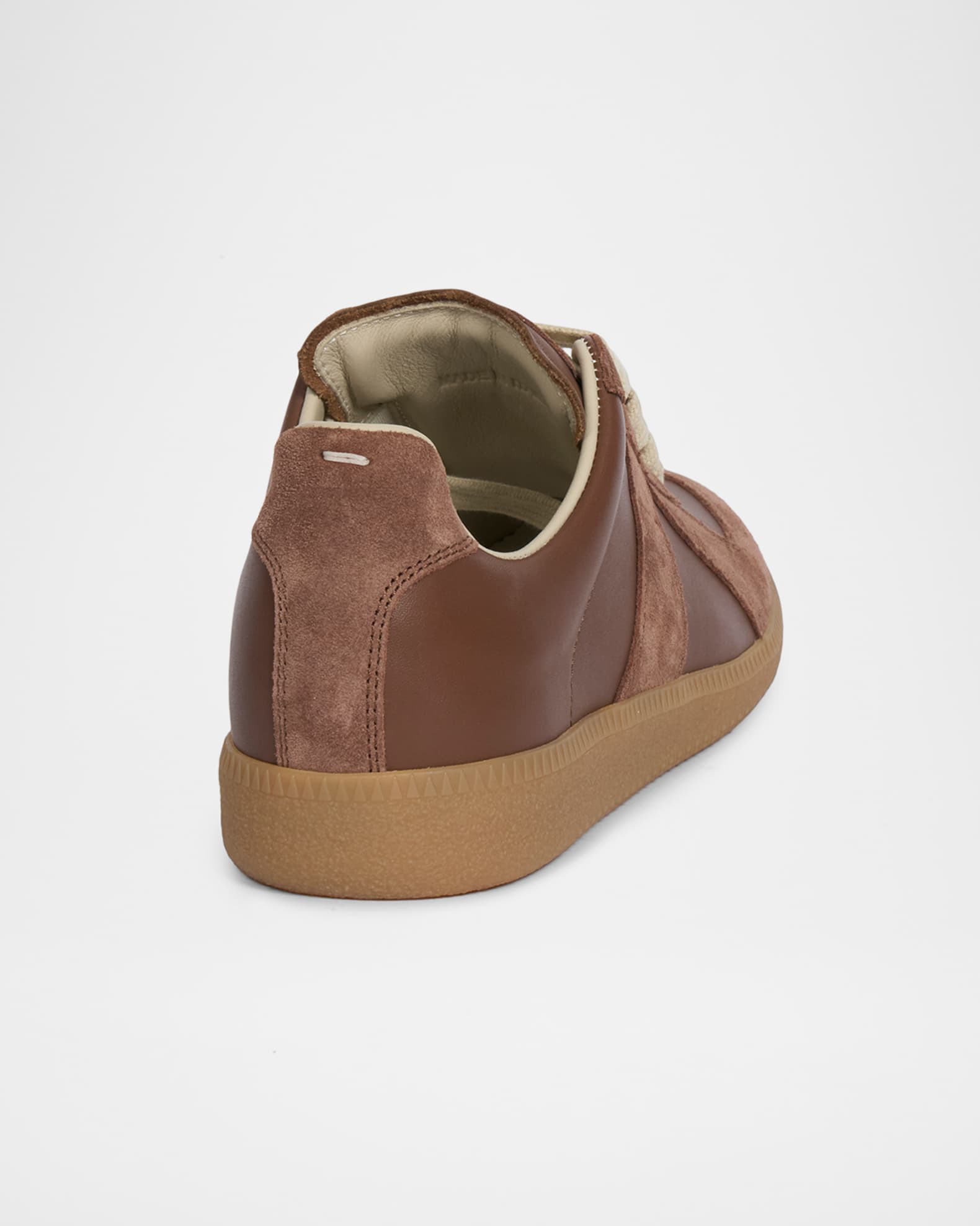 Maison Margiela Replica Suede & Leather Sneakers | Neiman Marcus