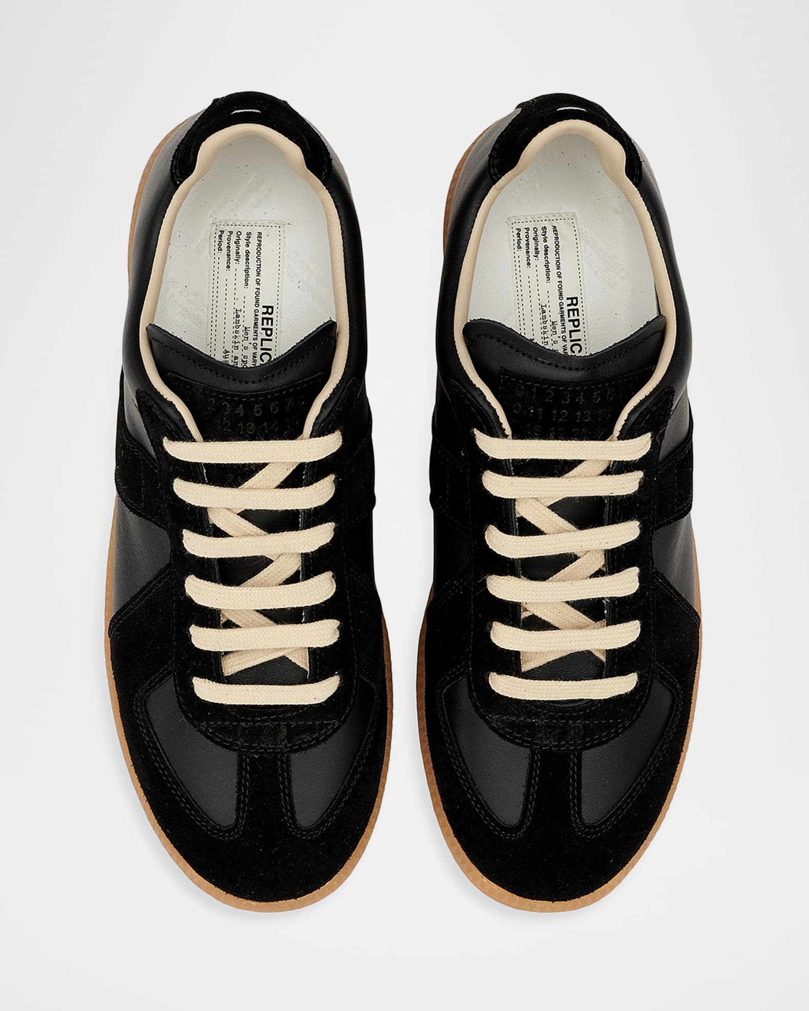 Replica Suede & Leather Sneakers | Neiman Marcus
