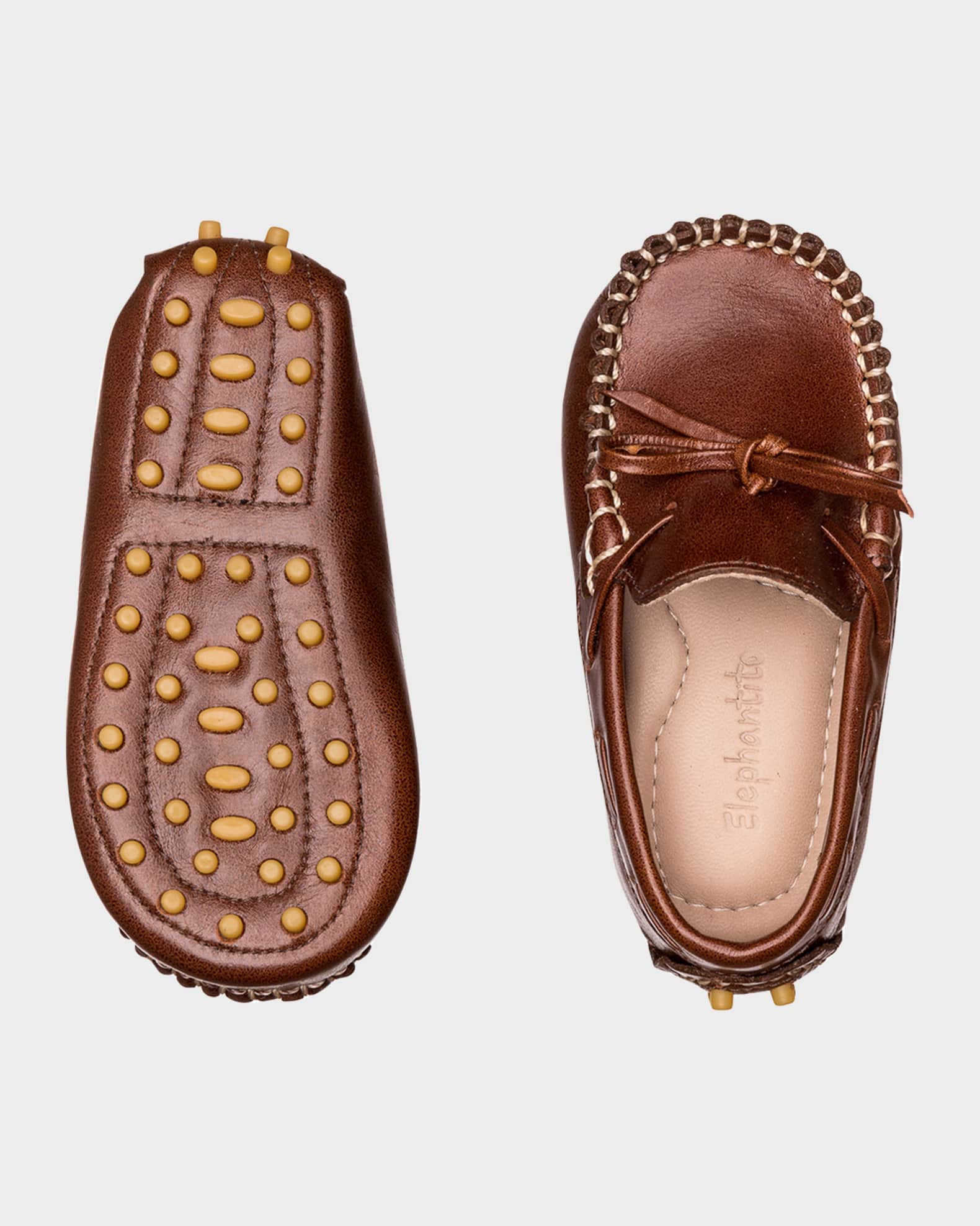 Elephantito Baby Moccasin - Natural Leather main image 1