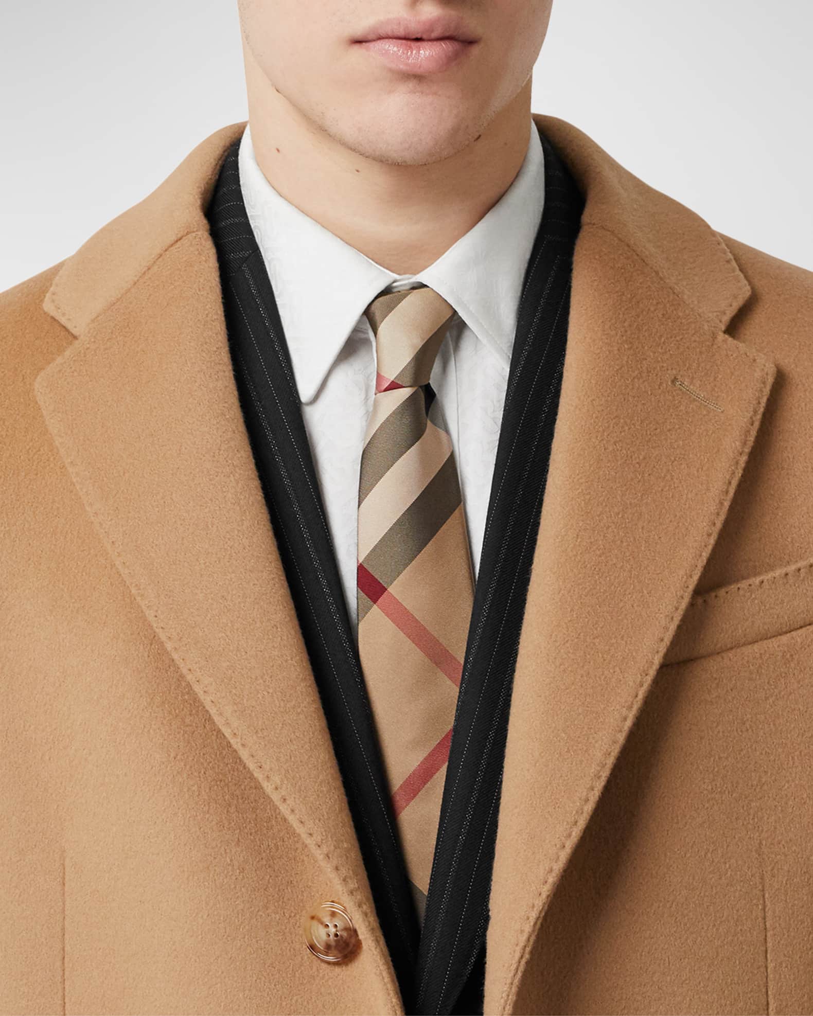 Burberry Men s Blade 7cm Exploded Check Tie Neiman Marcus