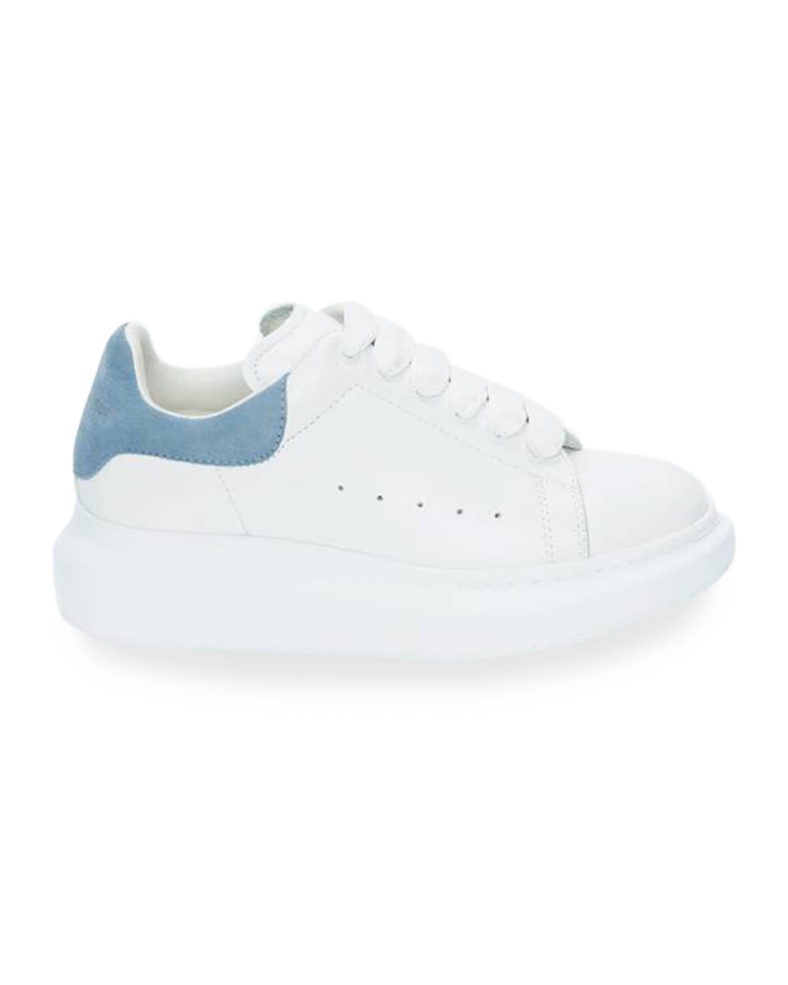 Alexander McQueen Oversized Leather Sneakers, Toddler/Kids | Neiman Marcus