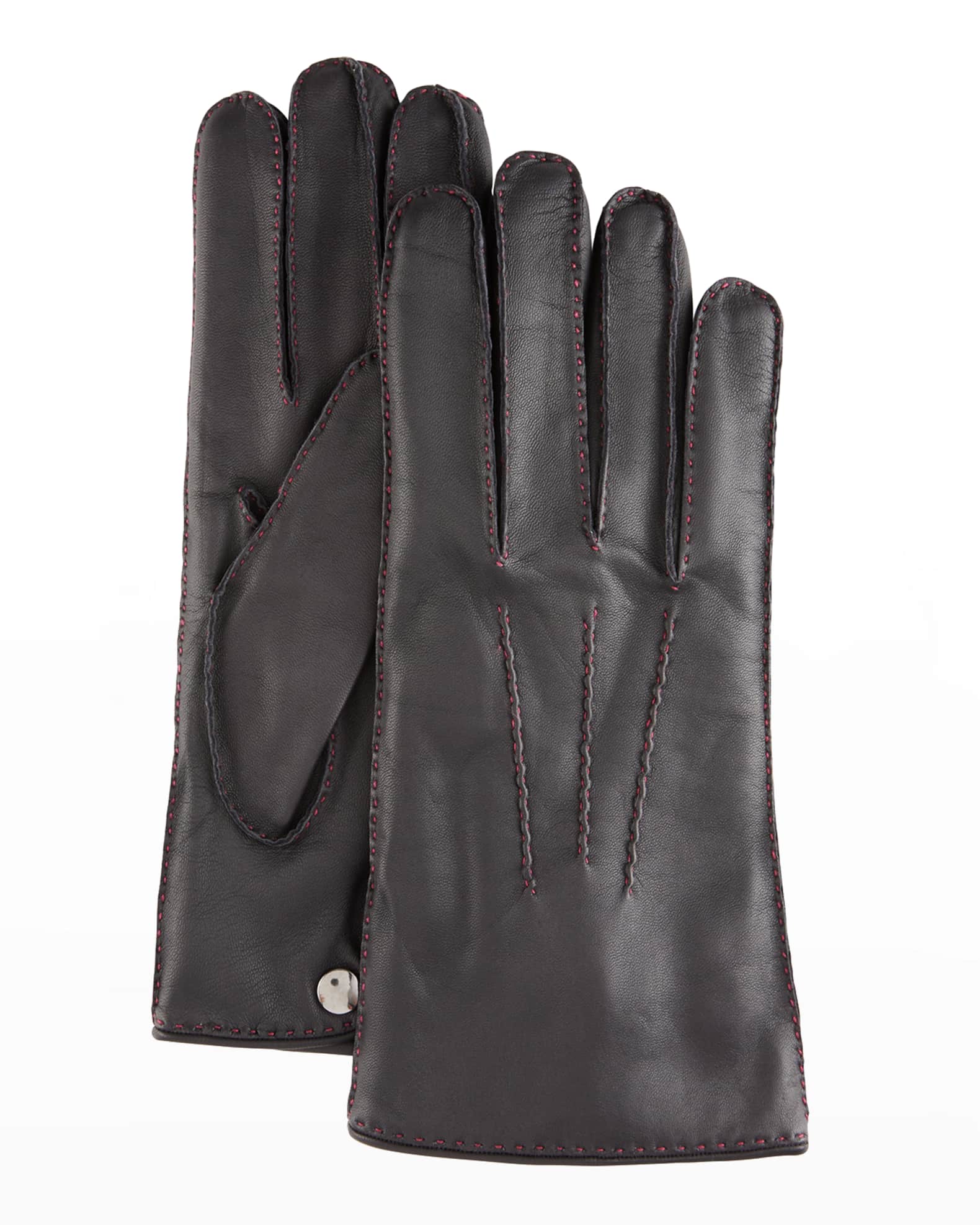 Mazzoleni Gloves Men's Spanish Entrefino Leather Gloves Neiman Marcus