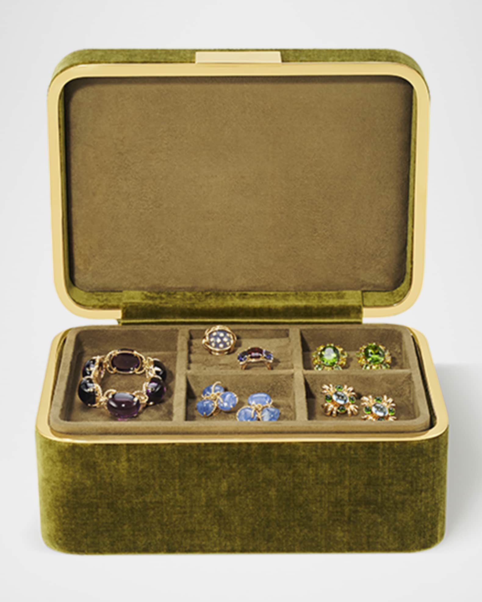 Beauvais Velvet Jewelry Box 1