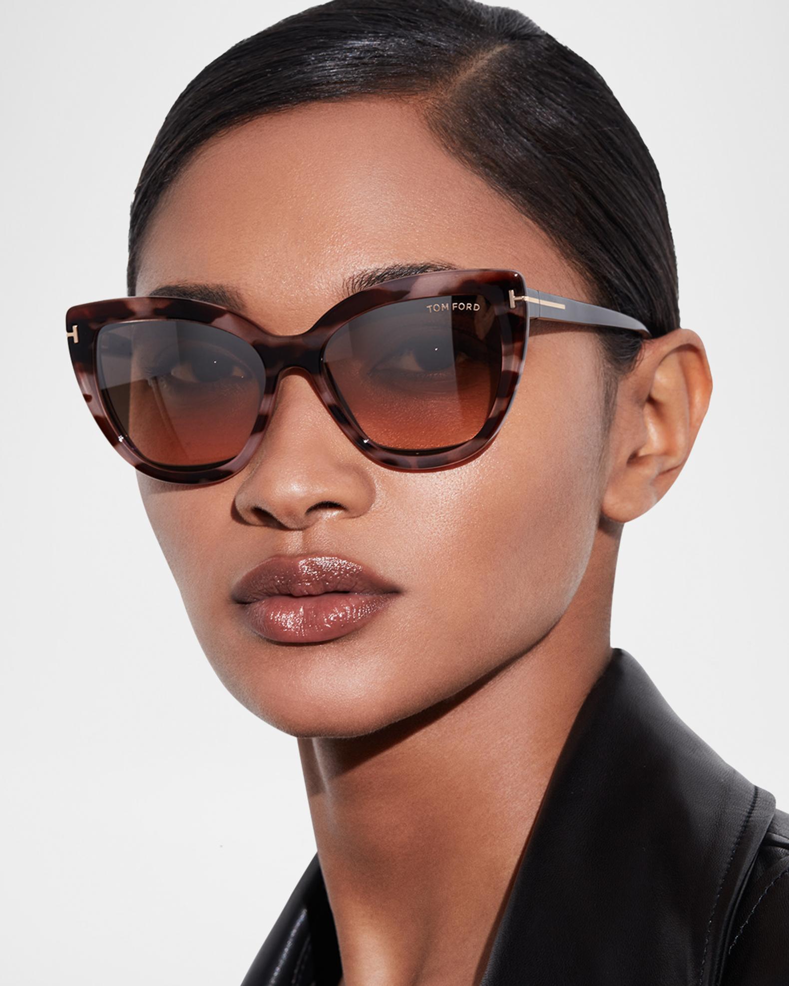 TOM FORD Square Blue-Block Optical Frames w/ Two Magnetic