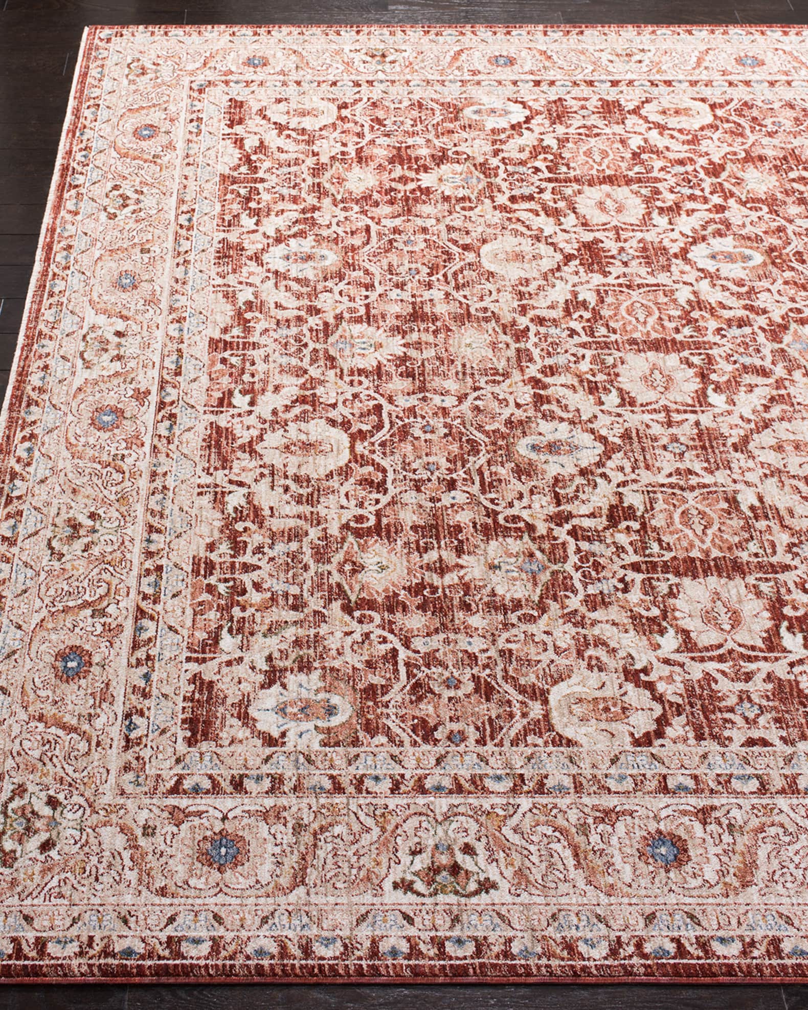 Warwick Red Power-Loomed Rug 1