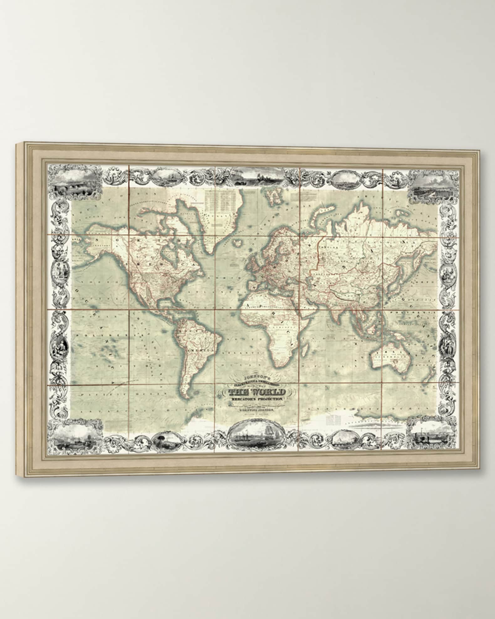 Illustrated Map of the World 1