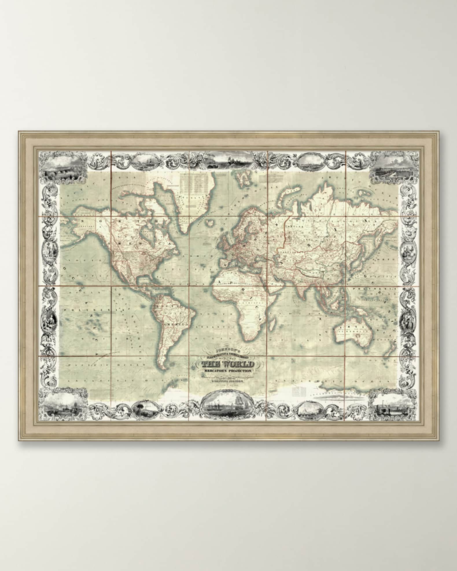 Illustrated Map of the World 0