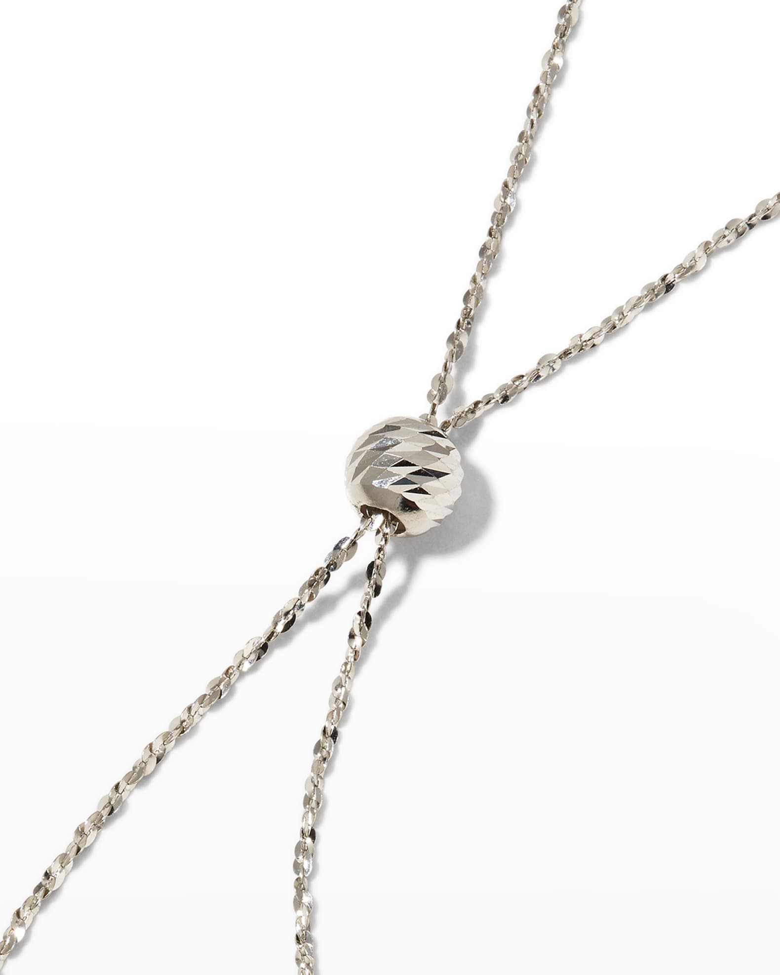 Platinum Born Momentum Platinum Sliding Ornament Necklace | Neiman Marcus