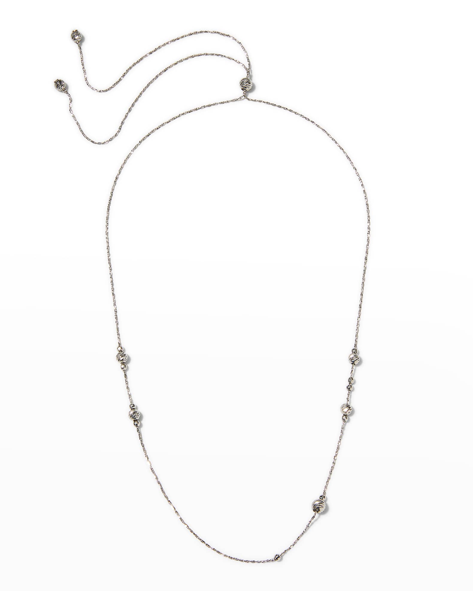 Momentum Platinum Sliding Ornament Necklace 0