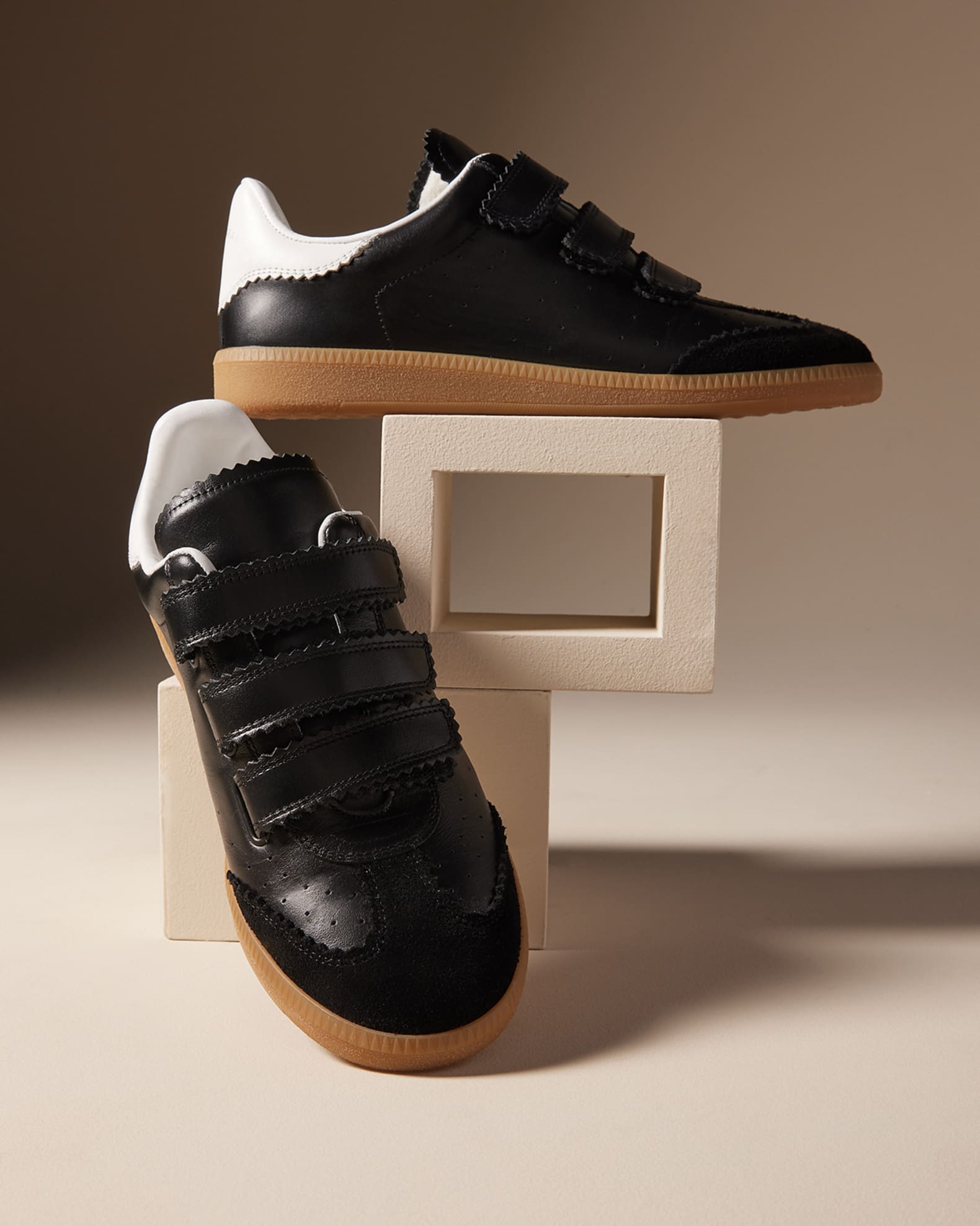 Isabel marant beth leather and suede sneakers new arrivals