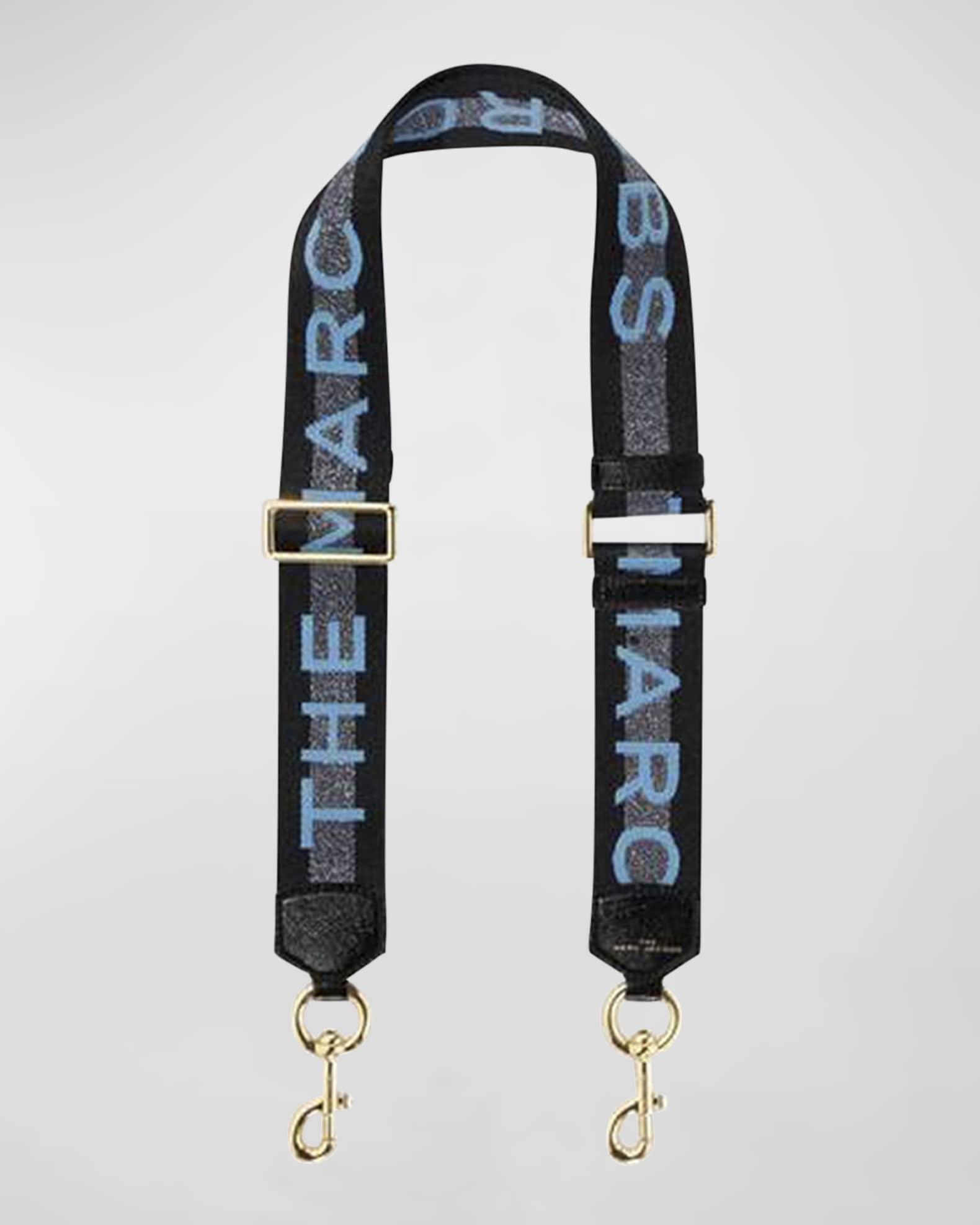 LIGHT BLUE MARC JACOBS MARC JACOBS 'THE LOGO WEBBING STRAP' (2P3SST002S02)