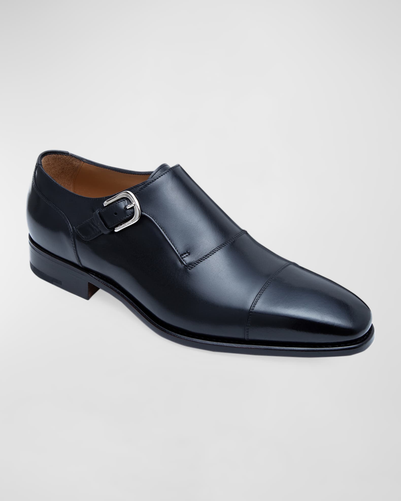 Men's Giordano Single-Monk Leather Shoes 1