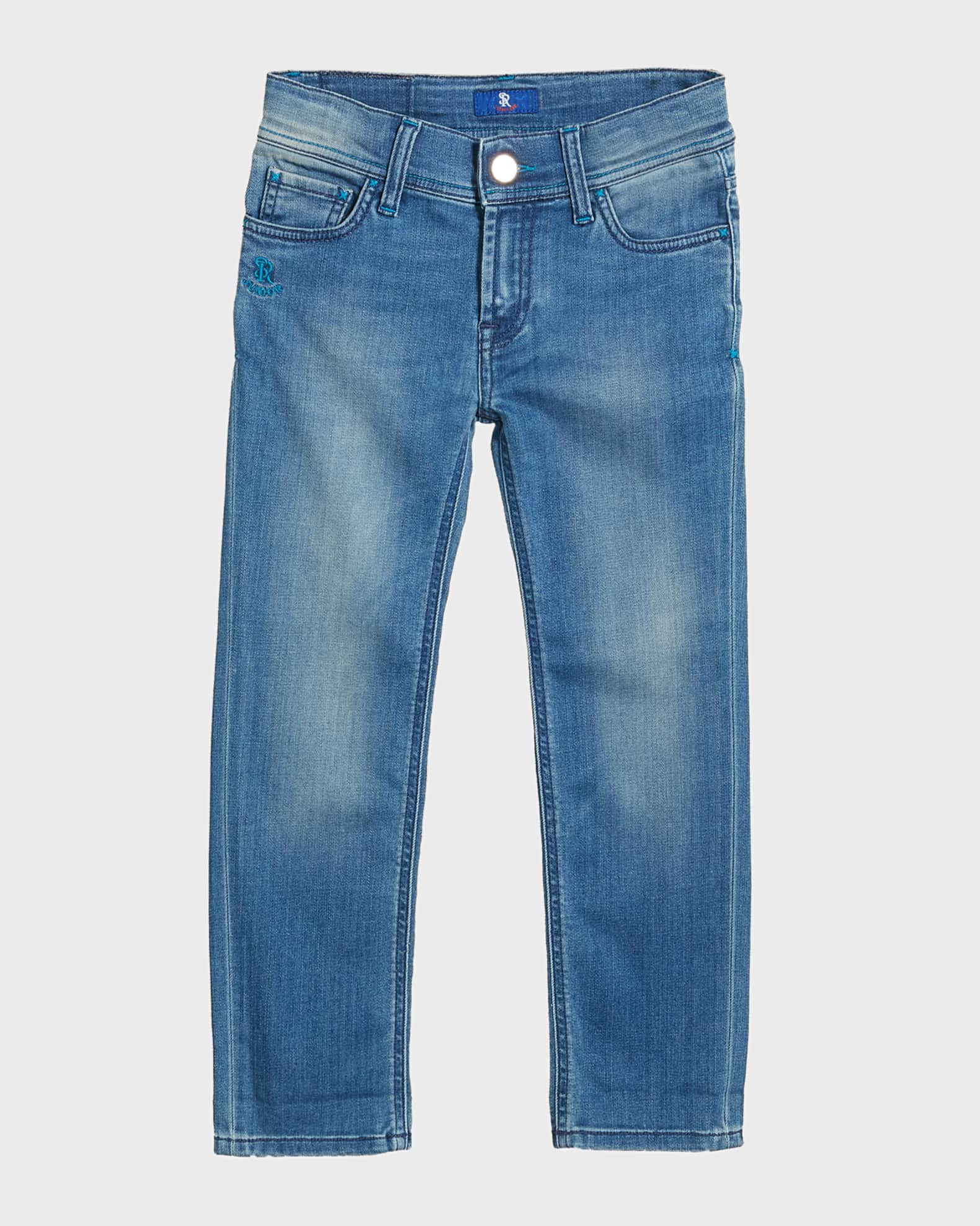 Kids' Denim Sport Trousers 0
