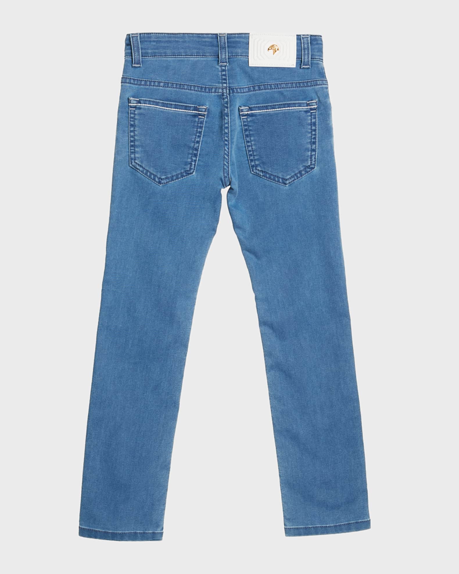 Boy's Straight Leg Denim Jeans, Size 6-14 1
