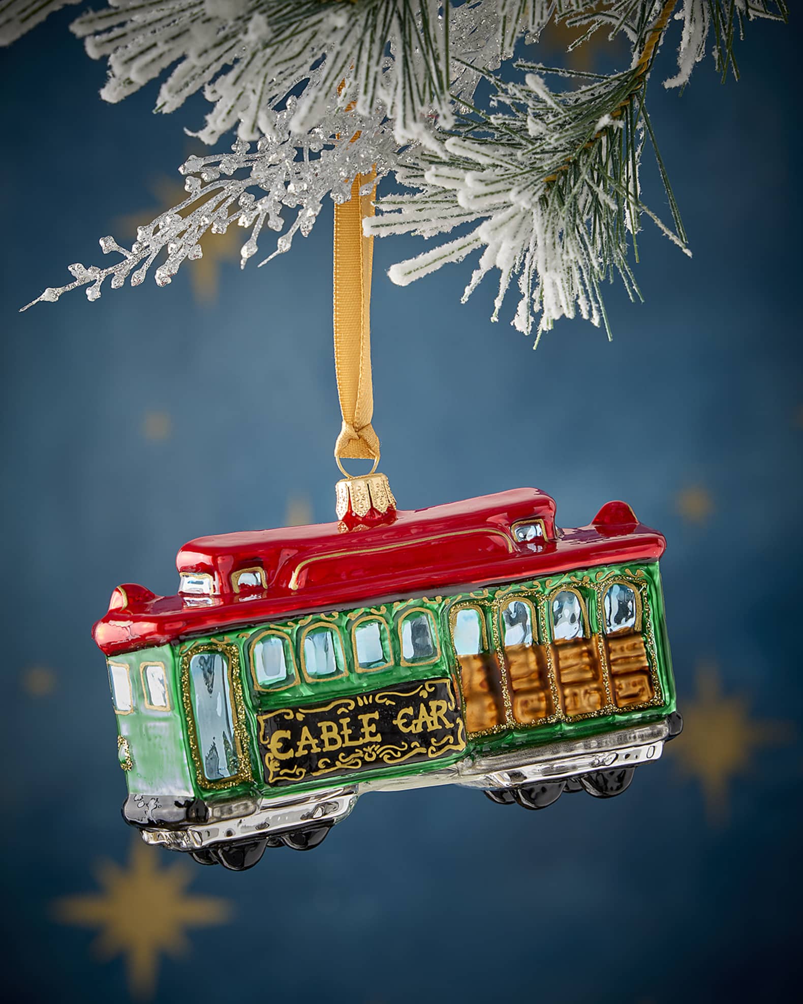 Cable Car Christmas Ornament 0