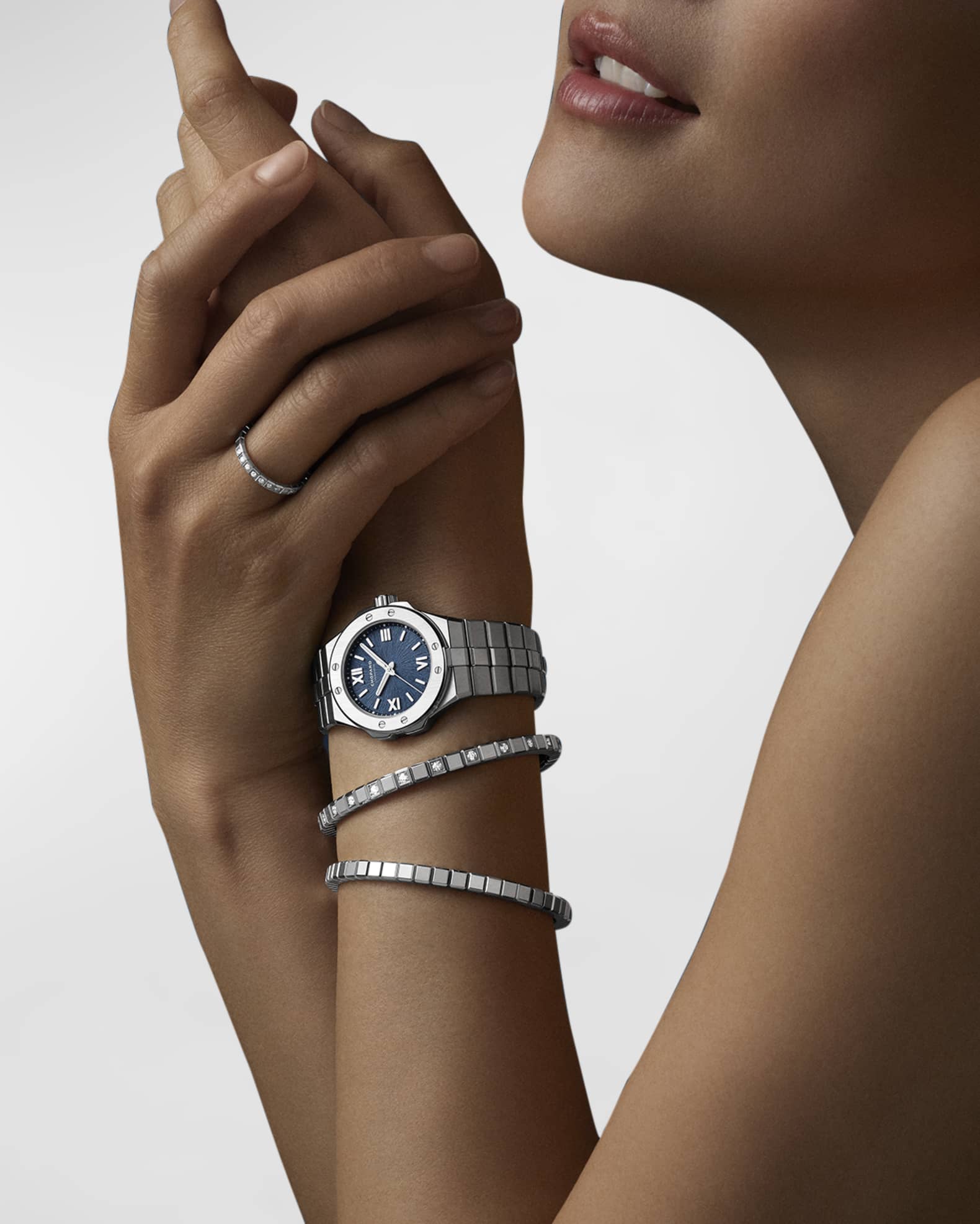 Chopard Alpine Eagle 41mm Stainless Steel Watch Neiman Marcus