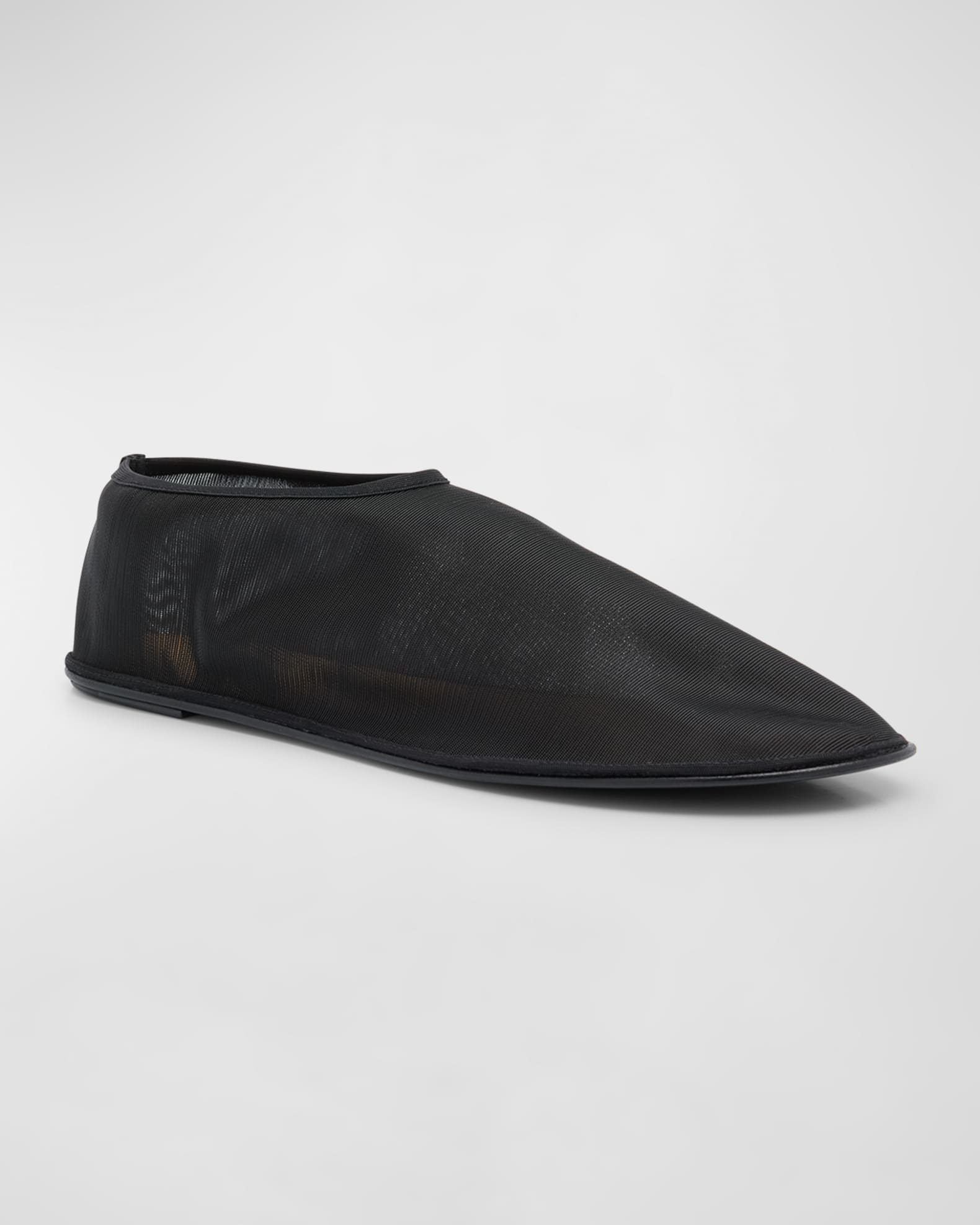 Sheer Sock Nylon Flats 1