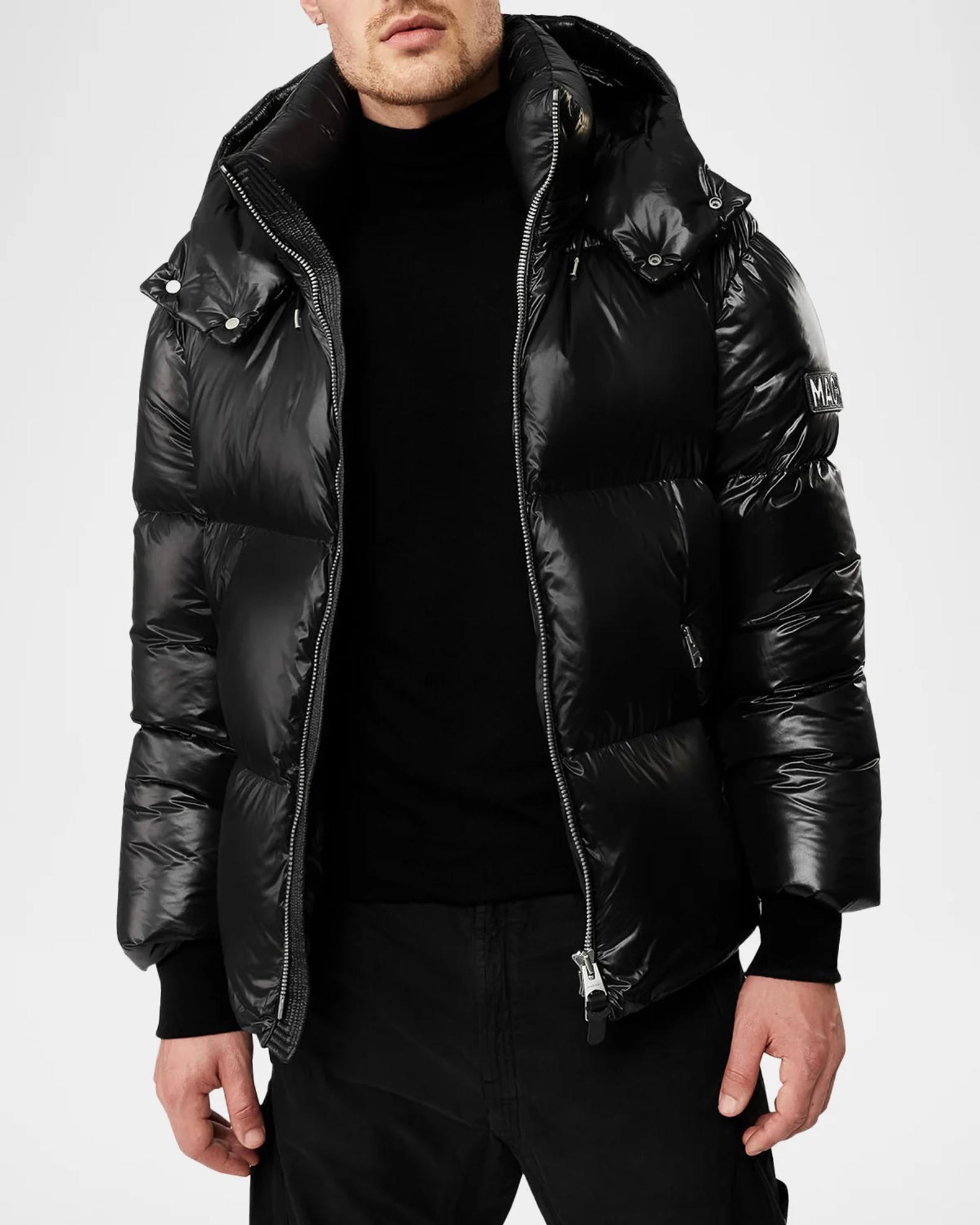 Mackage Men's Kent Hooded Puffer Coat | Neiman Marcus