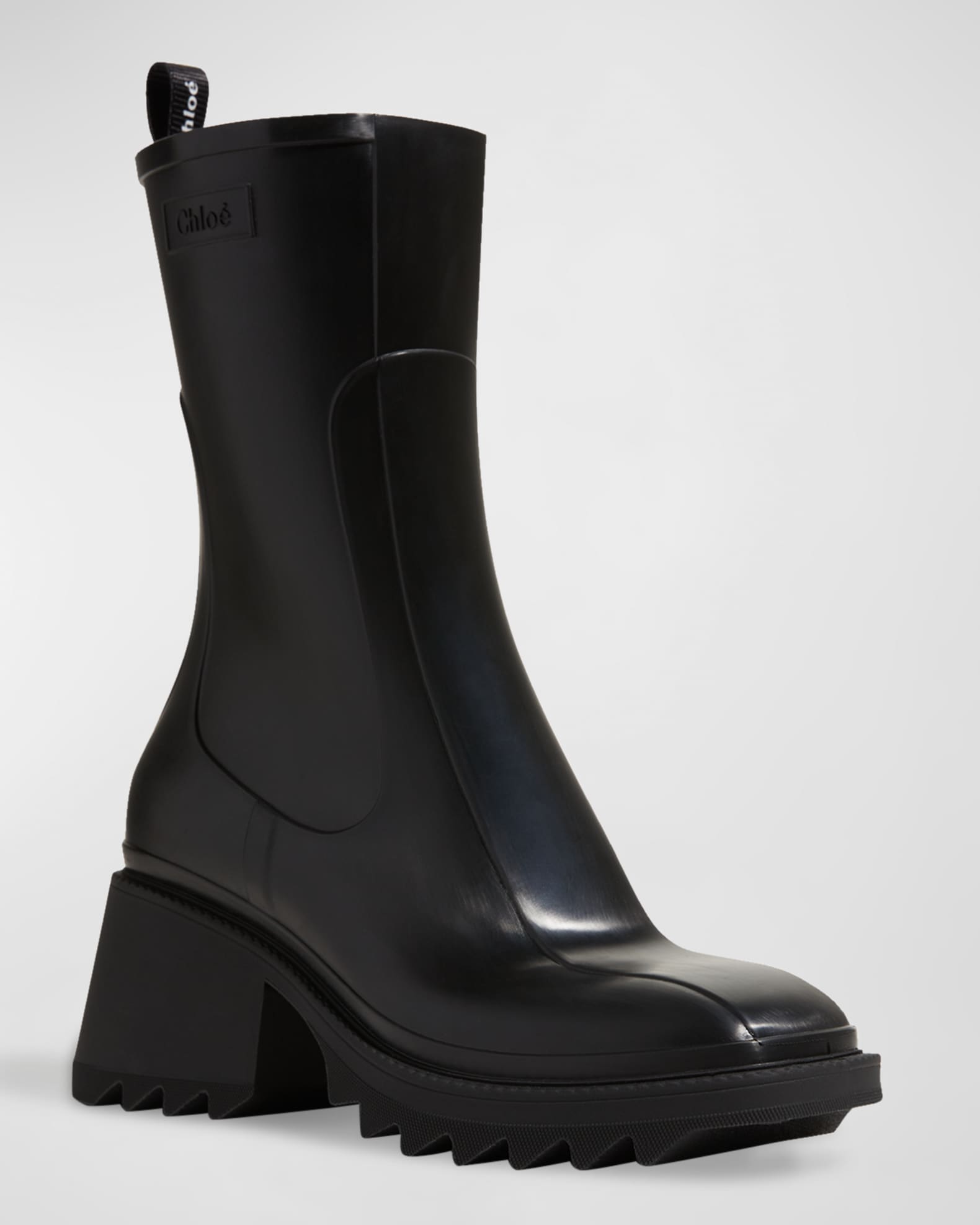 Chloe white booties hotsell
