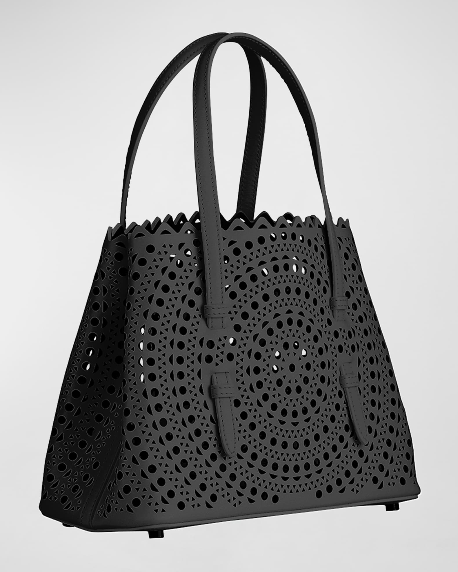 Alaia Garance XL Laser-Cut Tote Bag