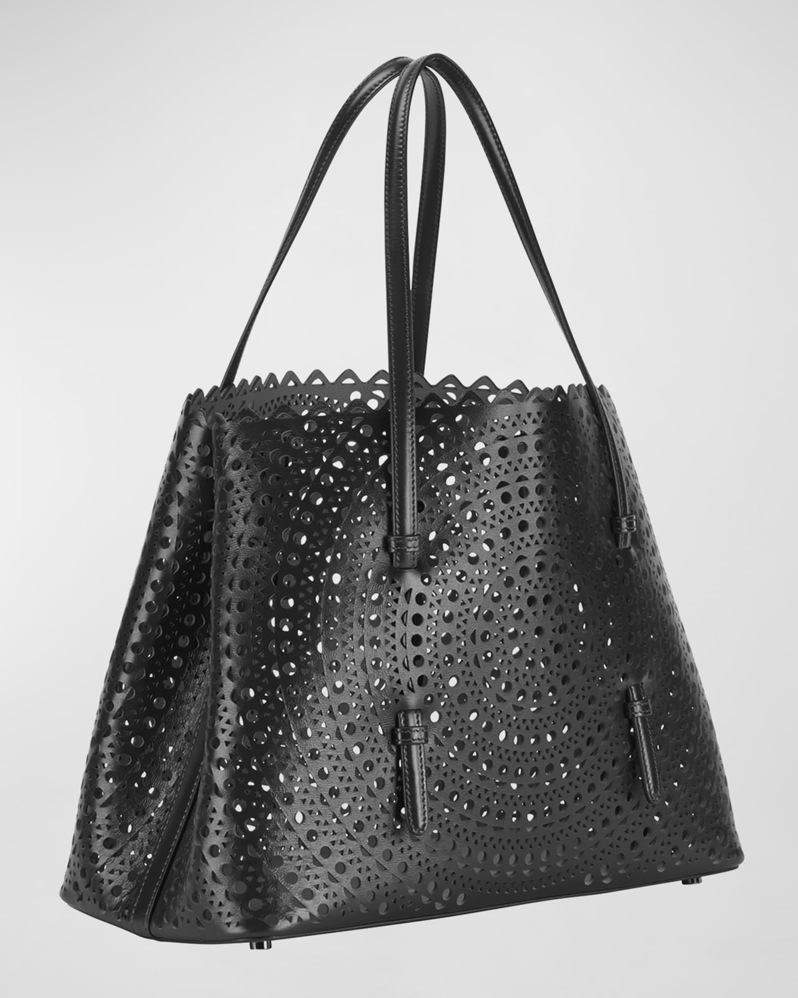 ALAÃA - Mina 32 Leather Tote Bag