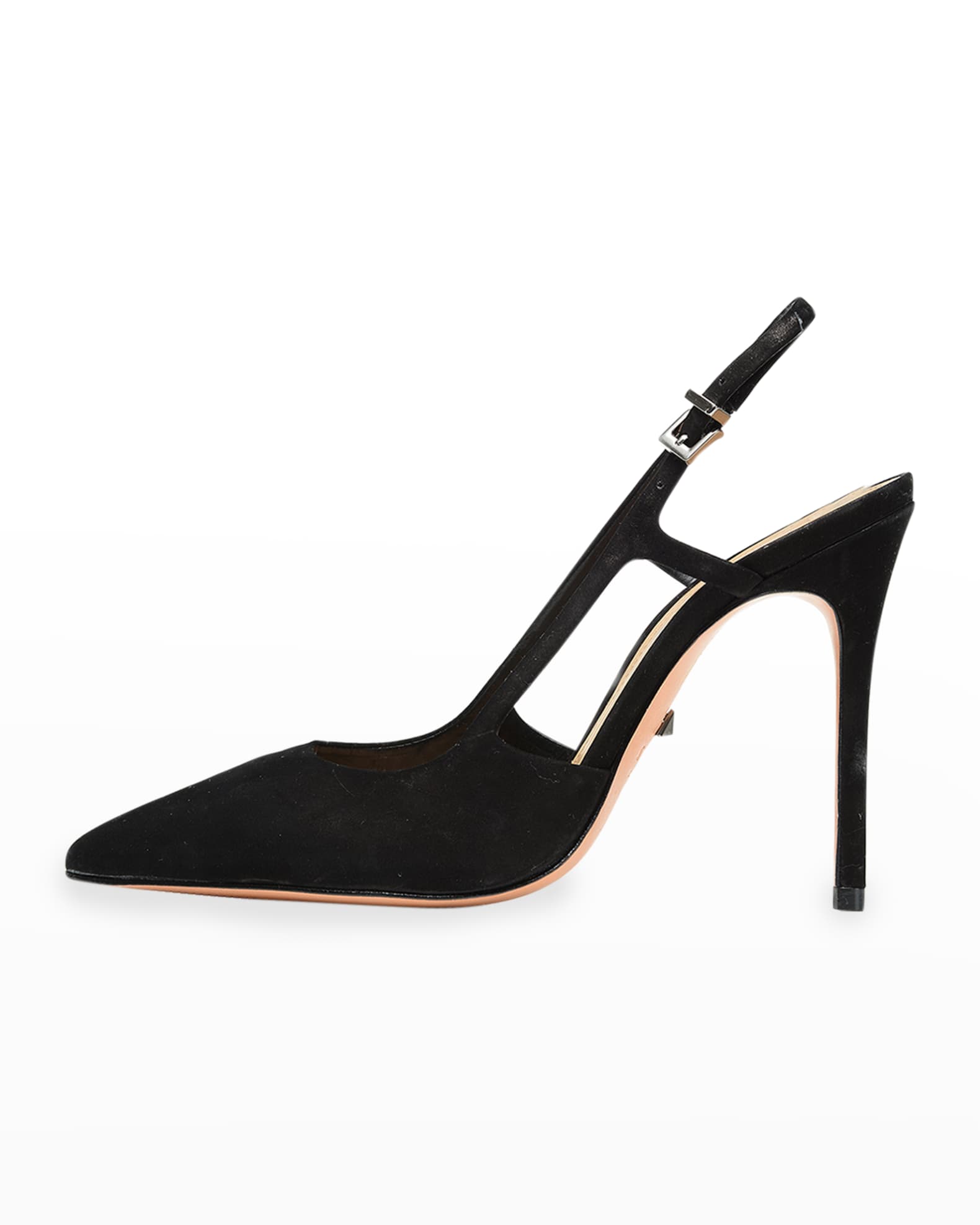 Boris Suede Slingback High-Heel Pumps 0