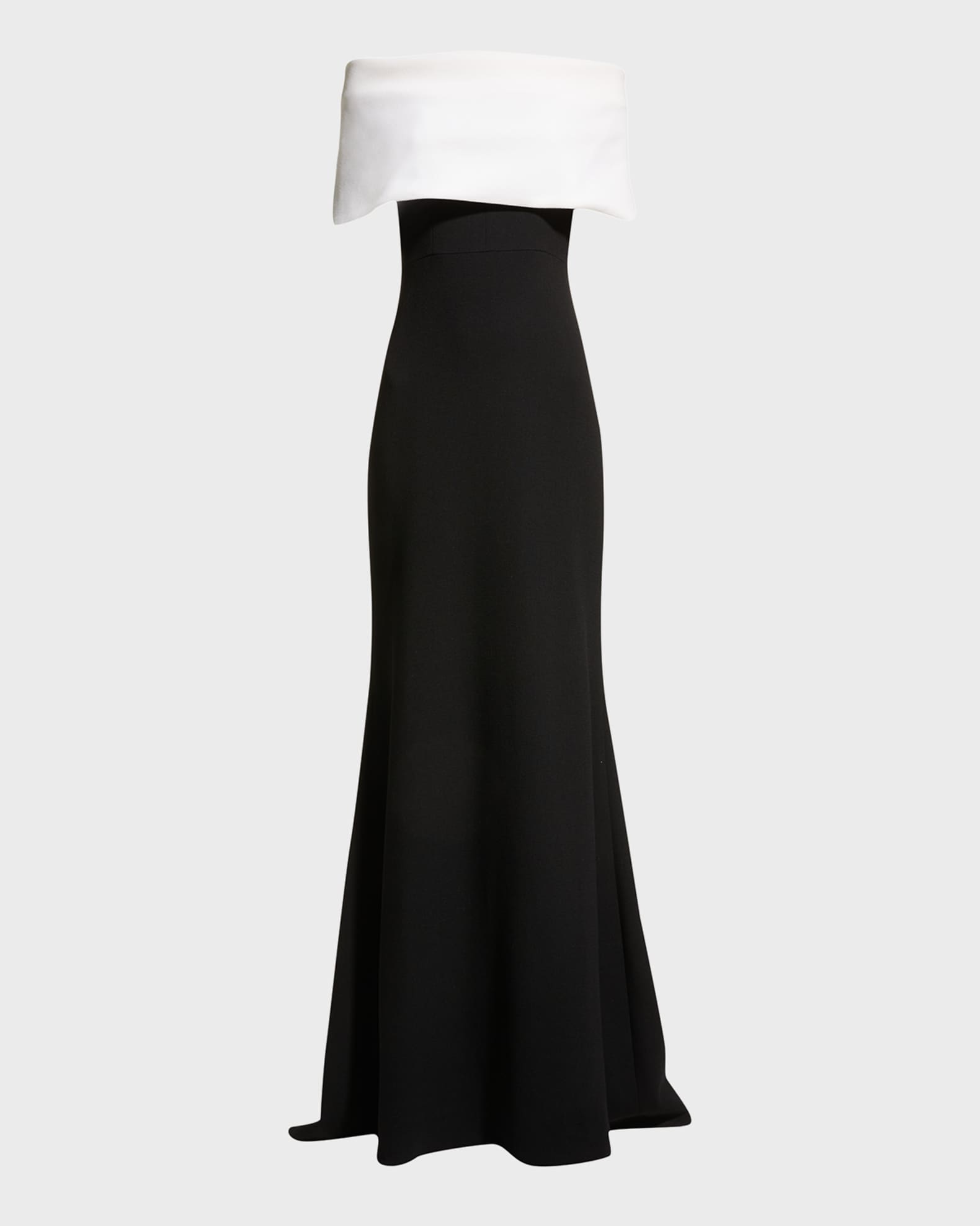 Off-the-Shoulder Two-Tone Gown 0