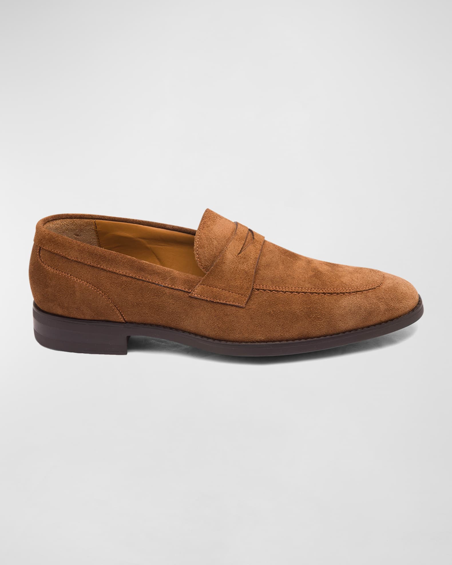 Bruno Magli Men's Brando Suede Penny Loafers | Neiman Marcus