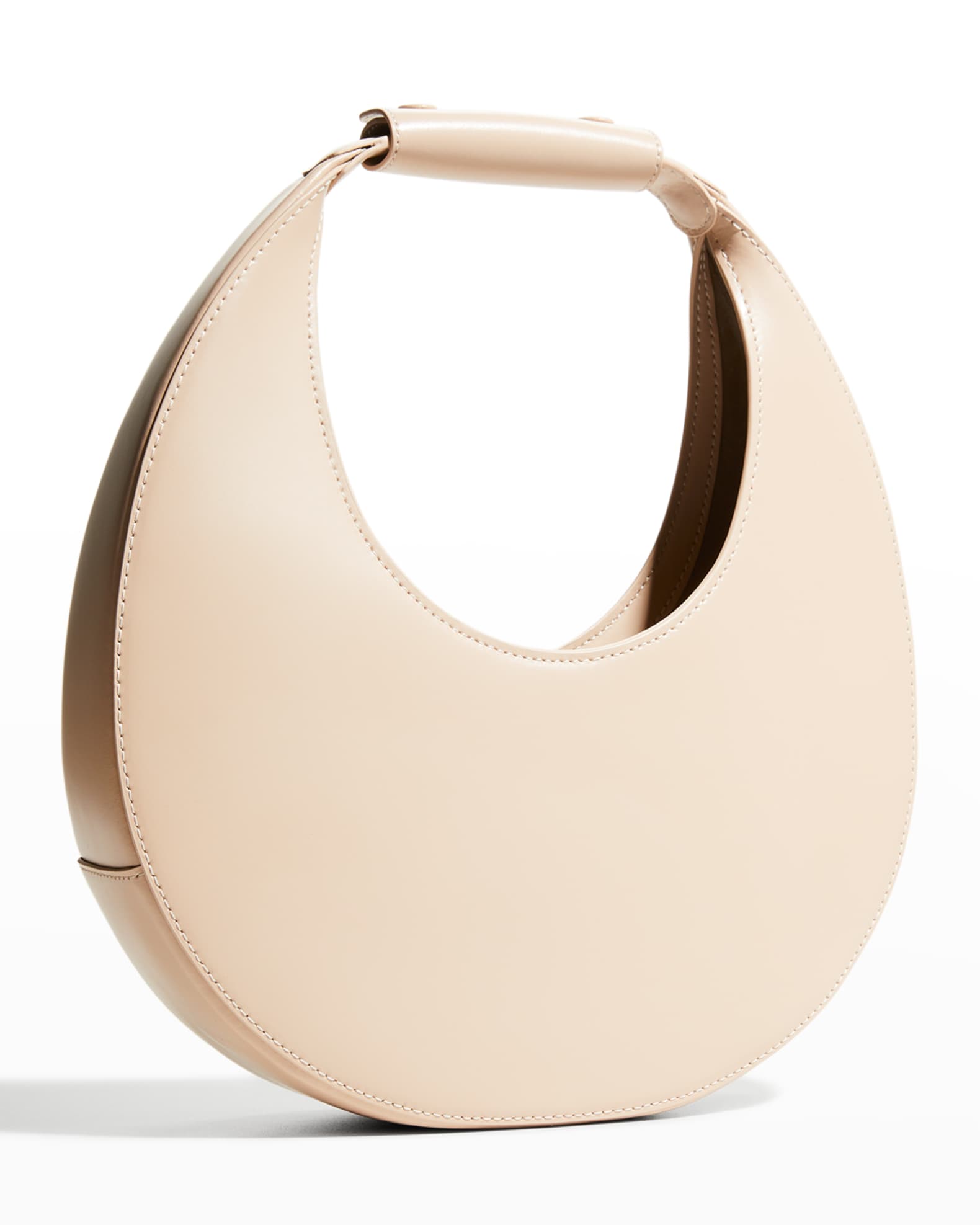 Staud Moon Leather Hobo Bag | Neiman Marcus