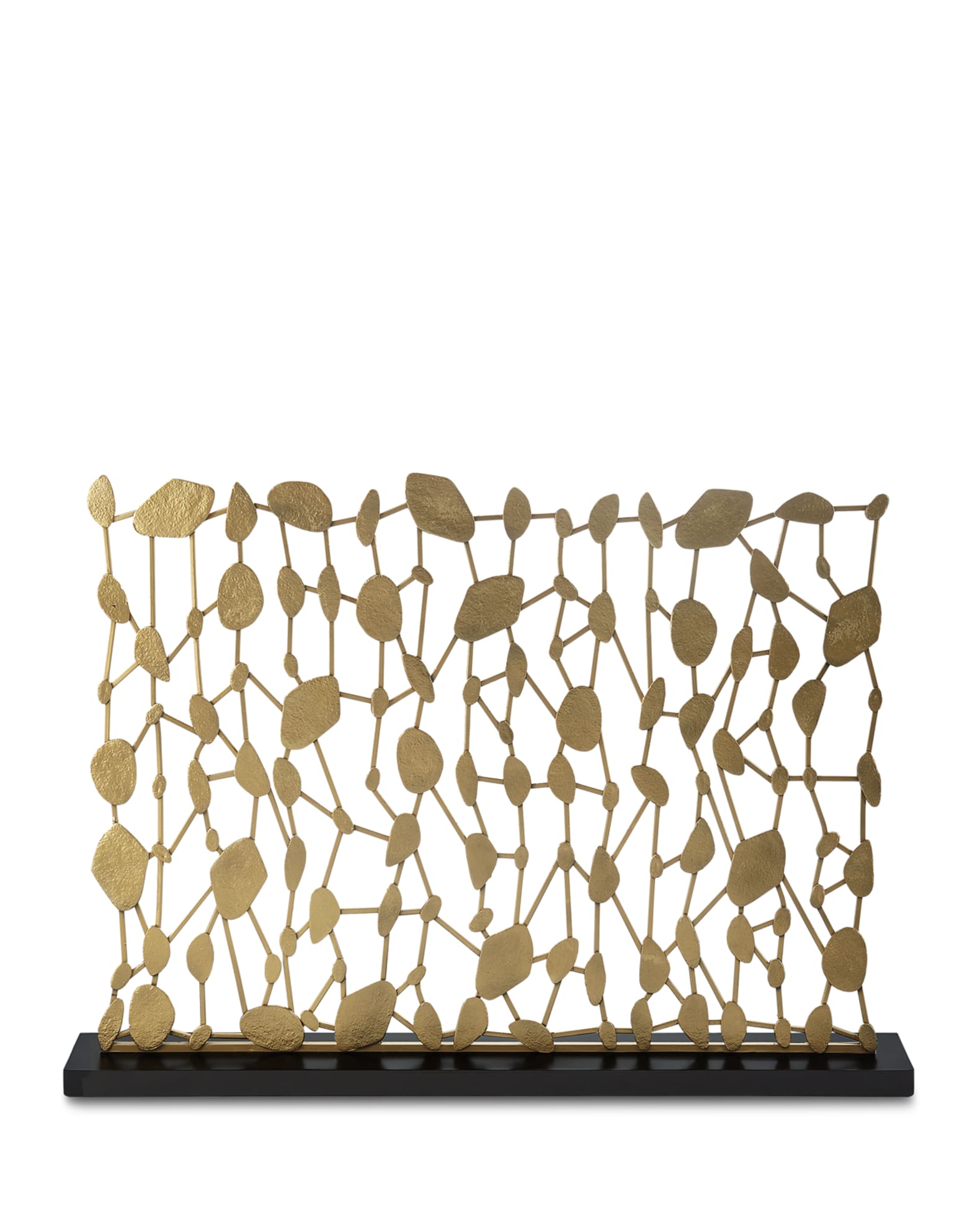 John-Richard Collection Abstract Sculptural Fireplace Screen