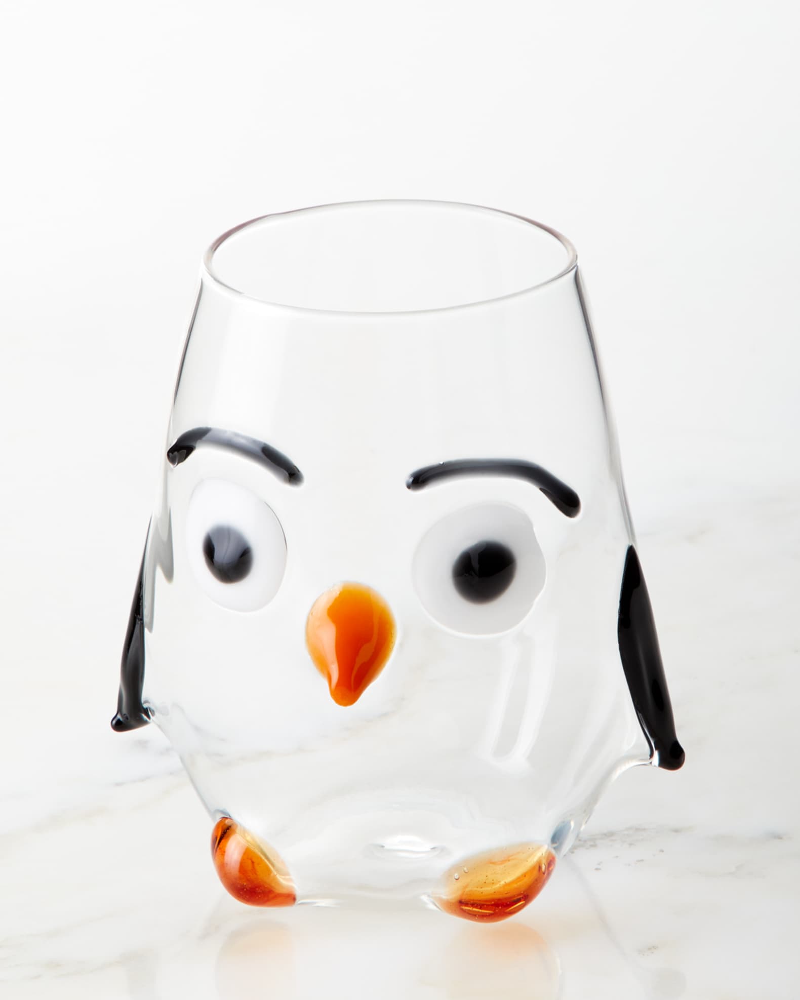 Penguin Stemless Wine Glass 1