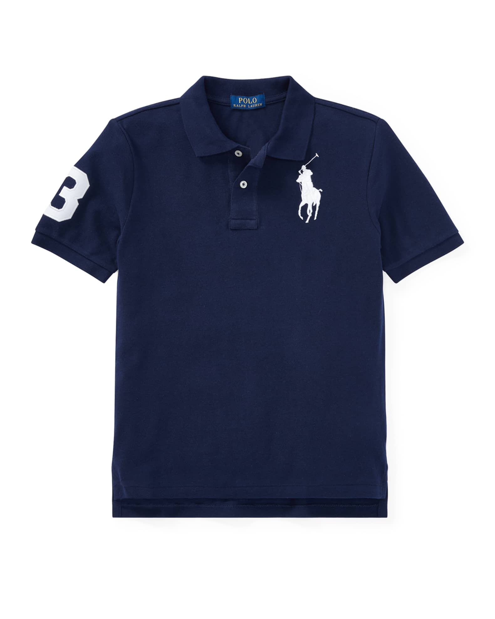 Polo Ralph Lauren Boy's Big Pony Mesh Knit Polo, Size S-XL