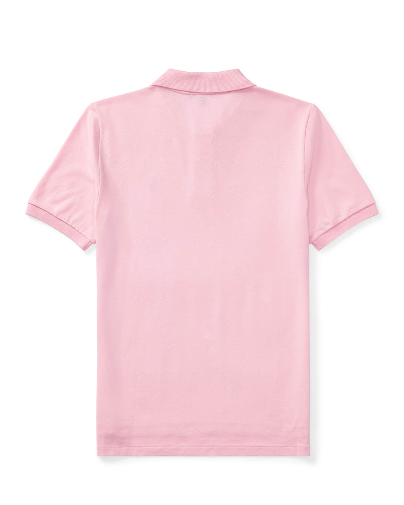Boy's Short-Sleeve Logo Embroidery Polo Shirt, Size S-XL 1