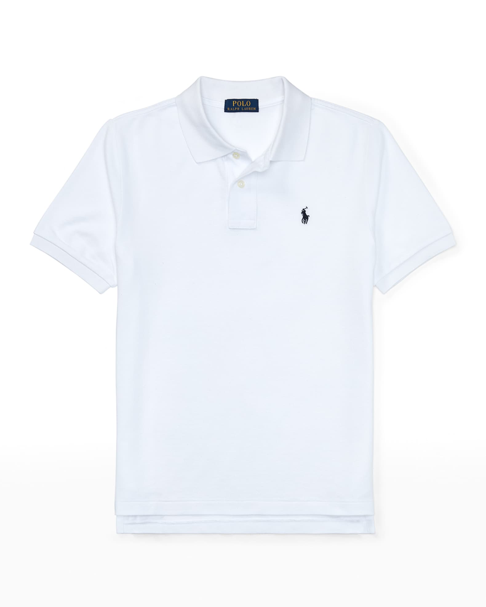 Ralph Lauren Kids logo embroidered polo shirt - Blue