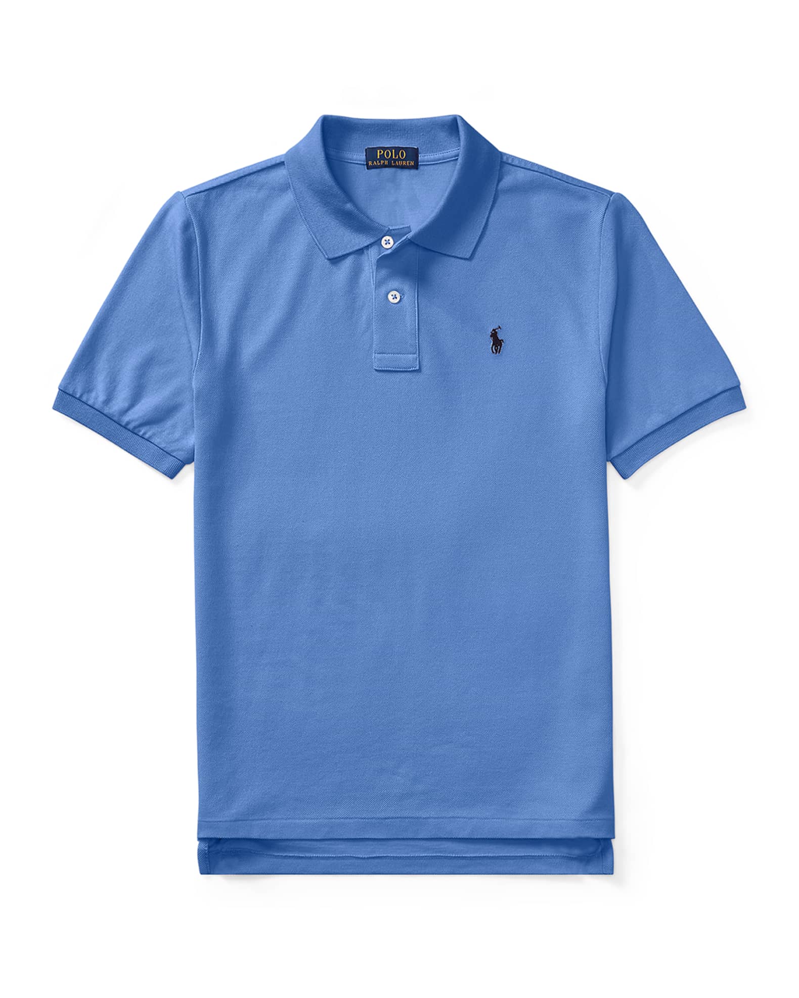 Short-Sleeve Logo Embroidery Polo Shirt 0