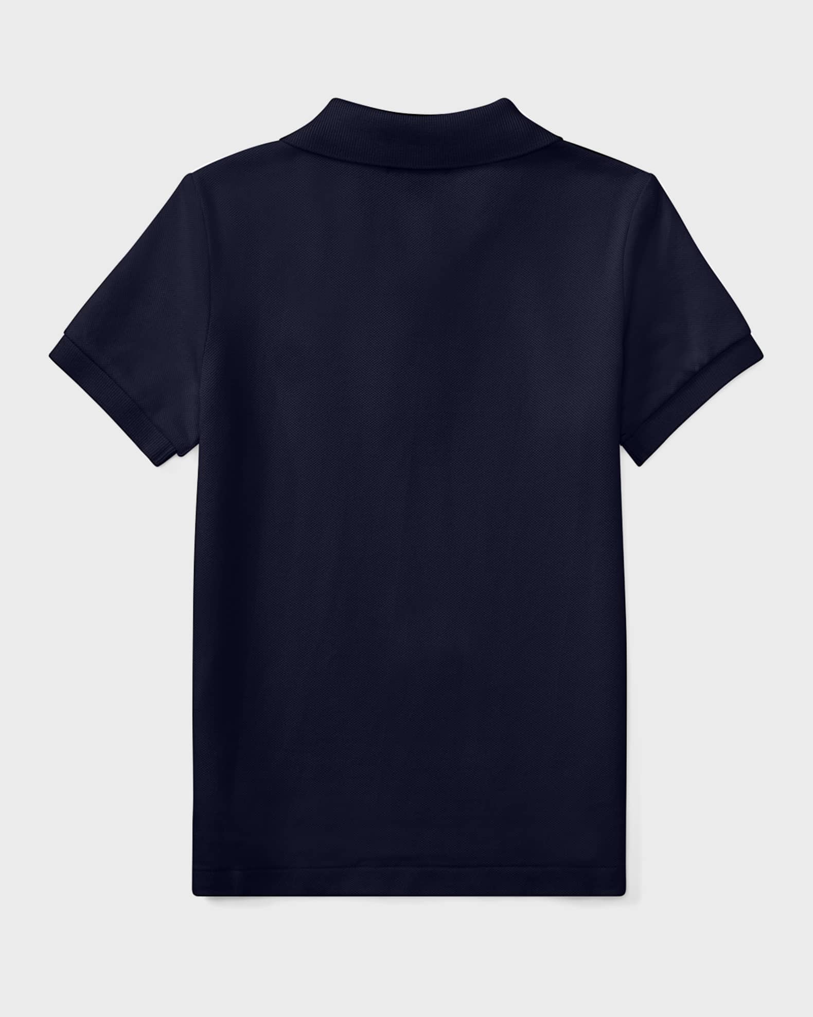 Boy's Short-Sleeve Logo Embroidery Polo Shirt, Size 2-7 1