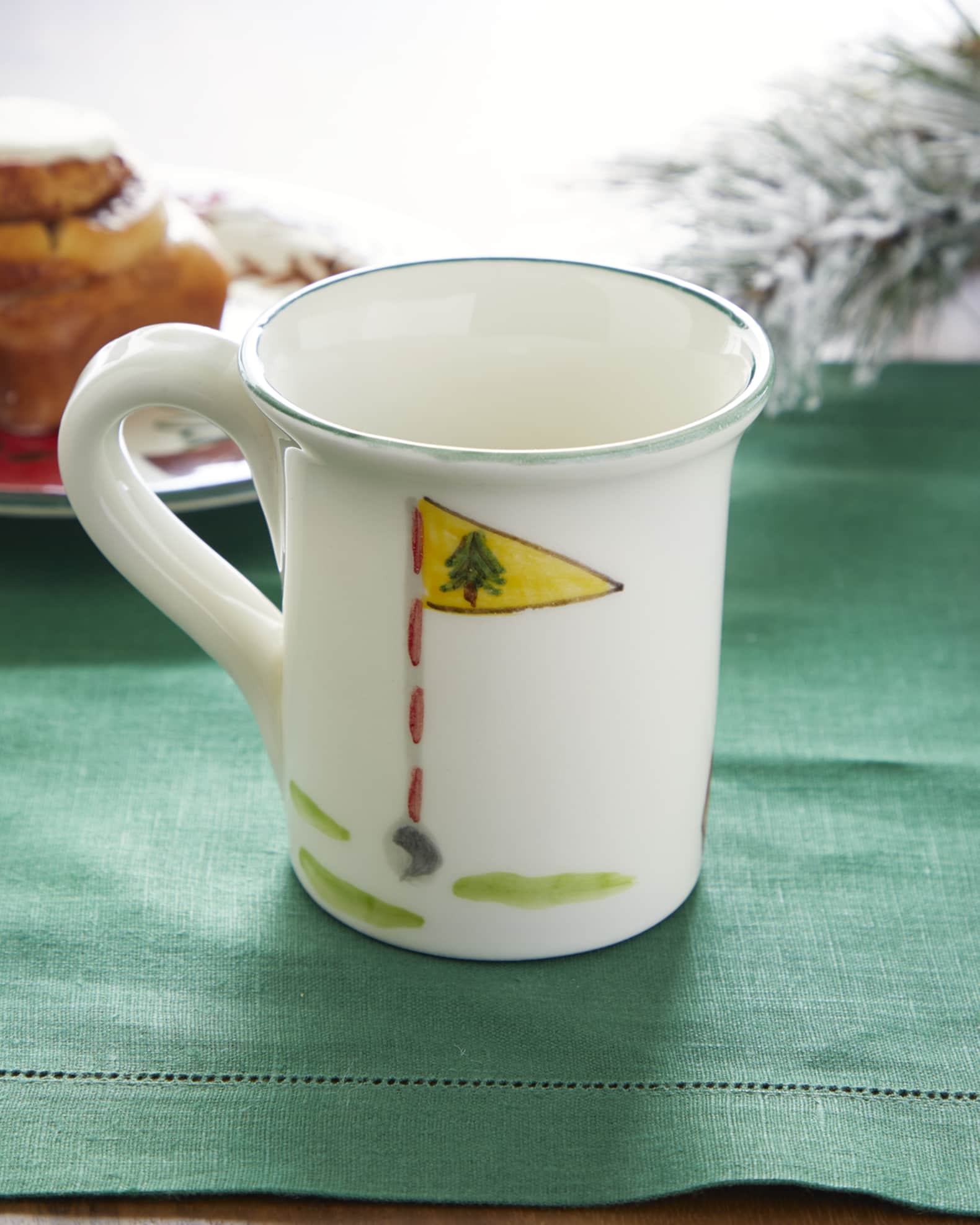 Old St. Nick Golfing Mug 1