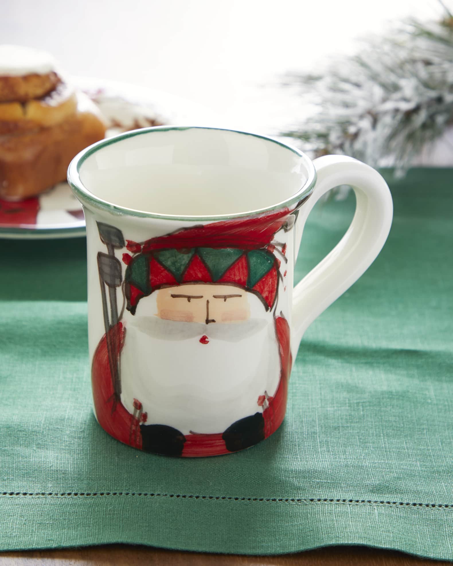 Old St. Nick Golfing Mug 0