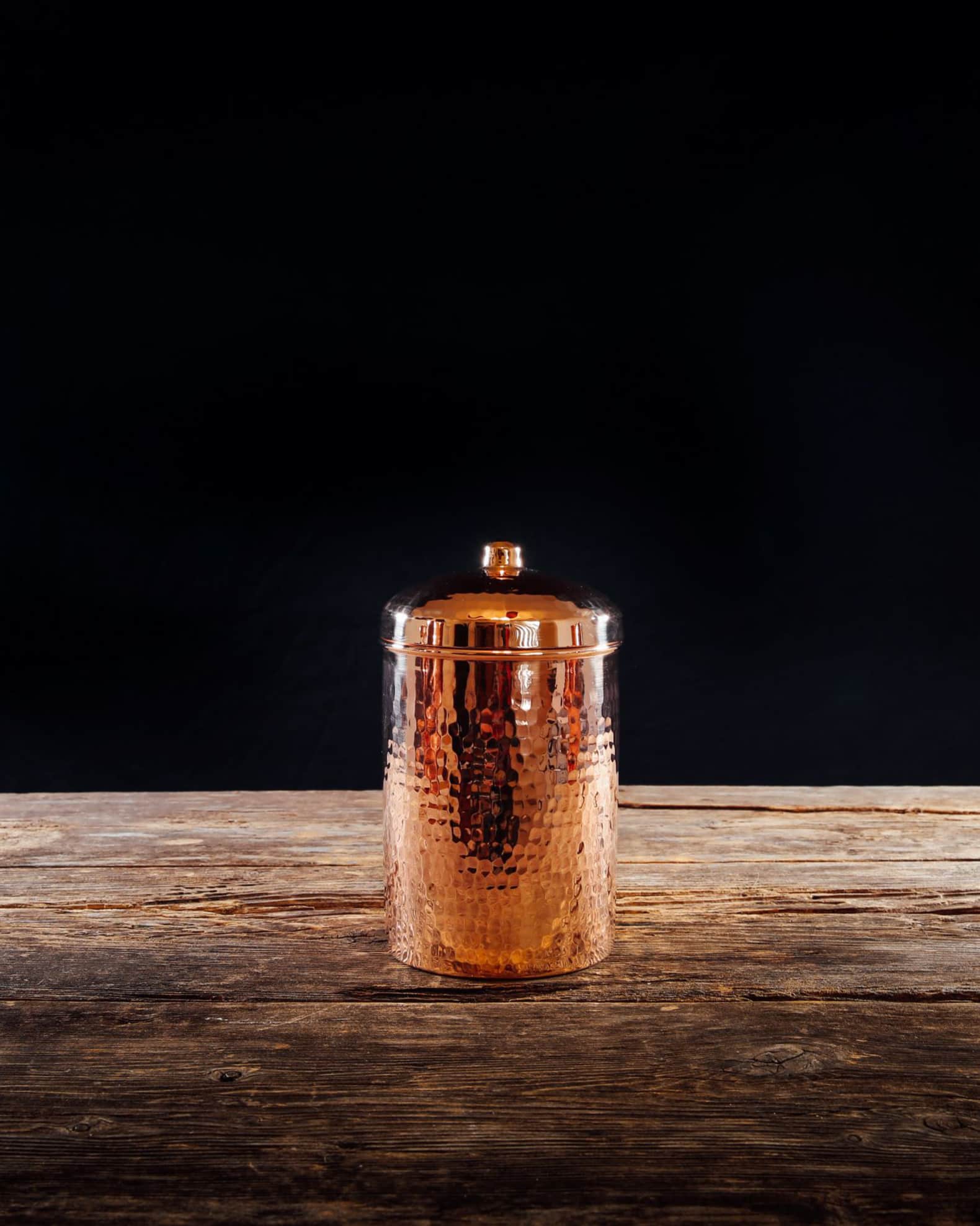 Copper Kitchen Canister - 2qts. 1