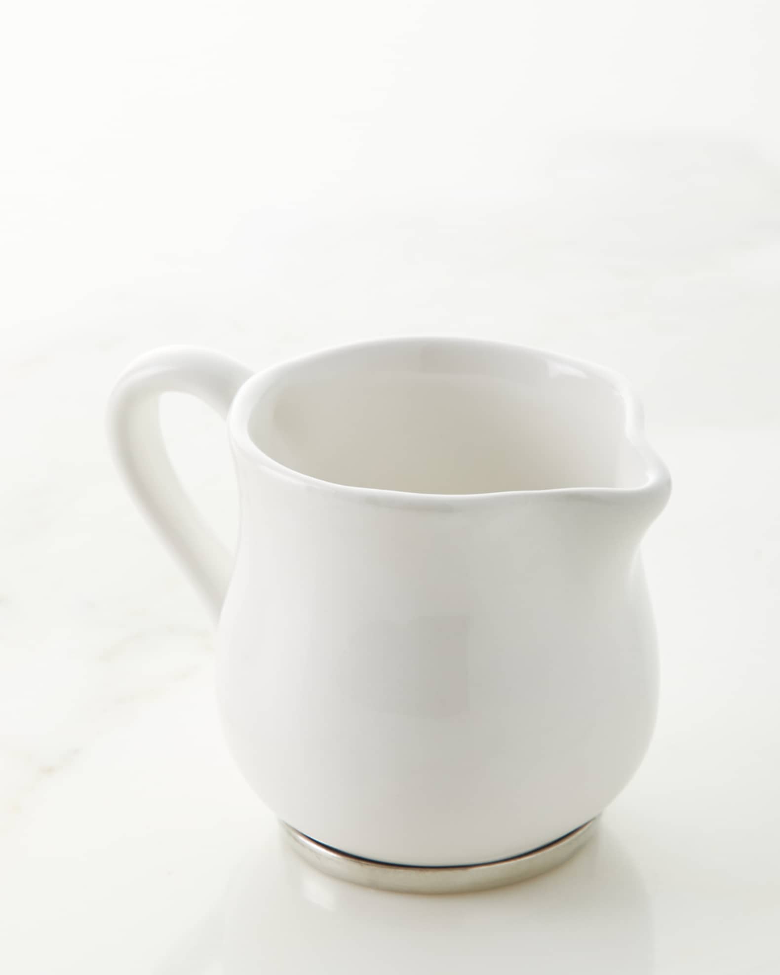 Ceramic Pewter Creamer 0
