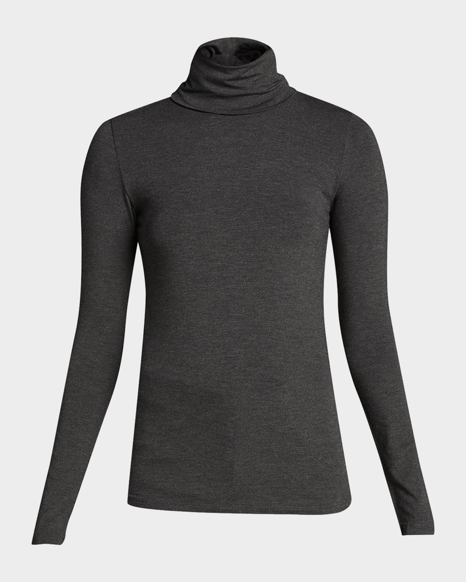 Viscose Jersey Turtleneck 0