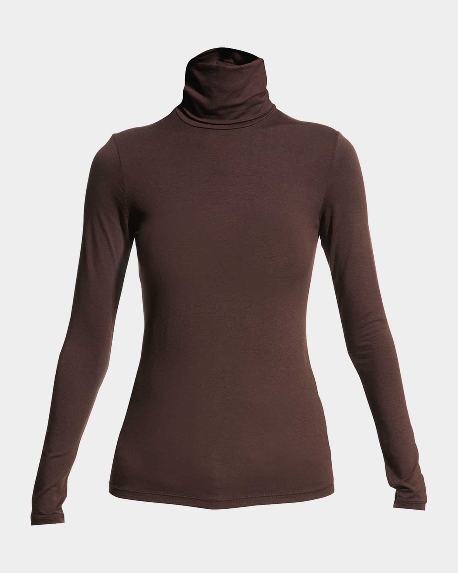 Viscose Jersey Turtleneck 0