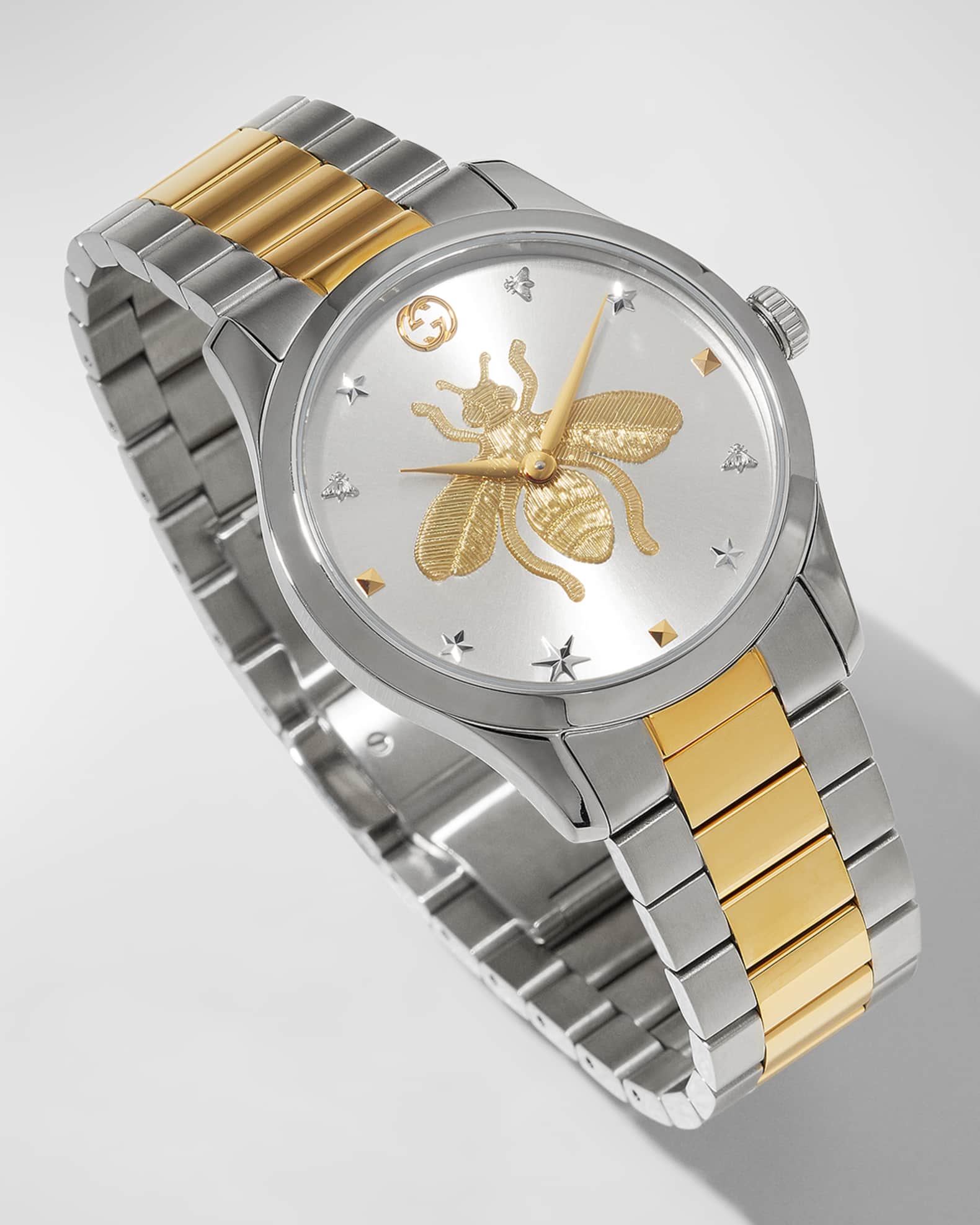 Mens gucci bee watch discount